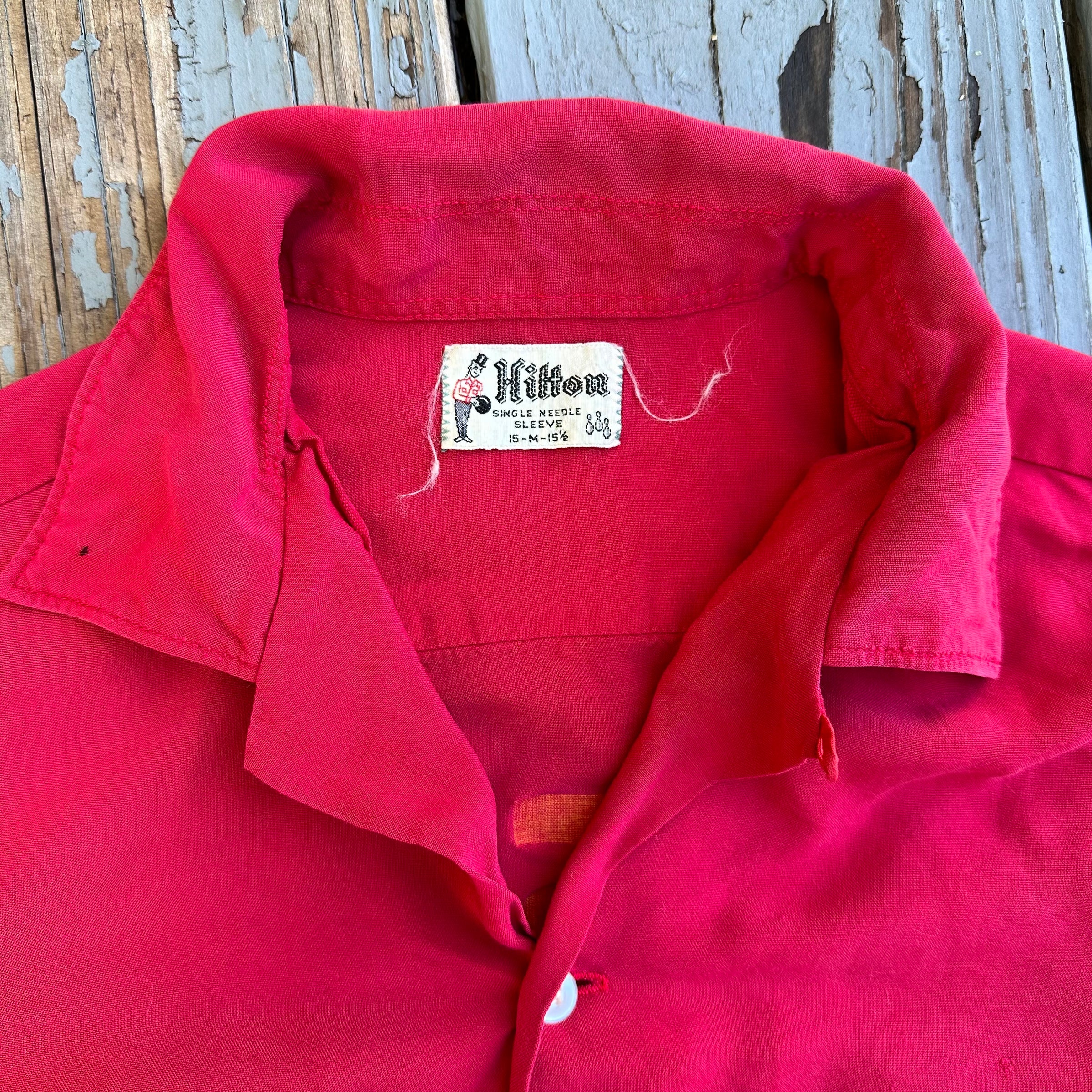 1950’s US Army 5th Engineer Battalion Bowling Shirt Medium