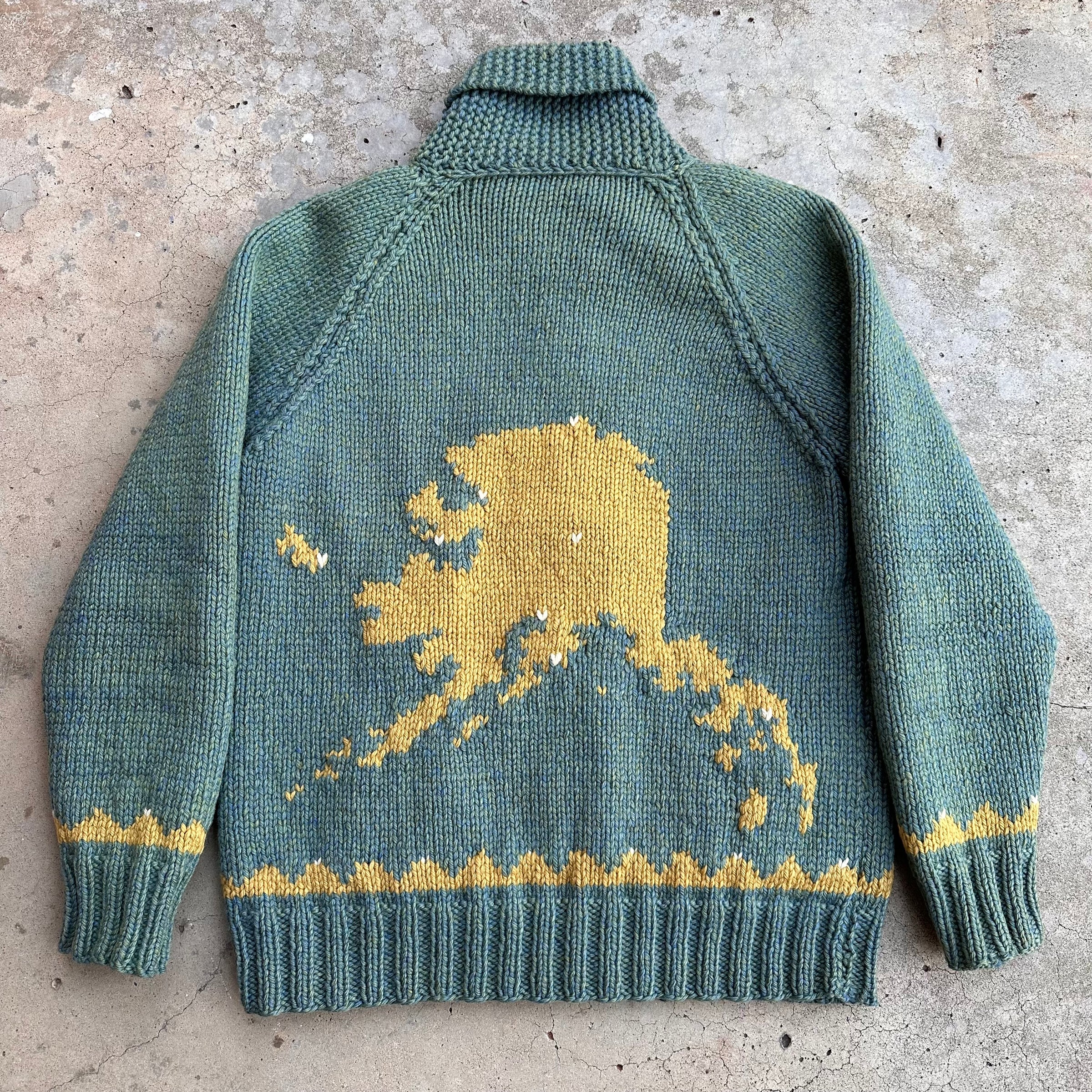1950’s/60’s Alaska Cowichan Sweater M/L