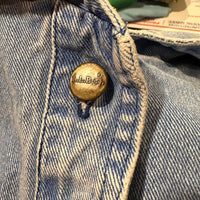 1980’s LL Bean Shawl Collar Denim Jacket 21” Chest