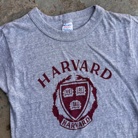 1980’s Harvard Champion Heather Grey T-Shirt Small