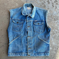 1960’s Wrangler 124MJ Denim Cutoff Vest Size 38