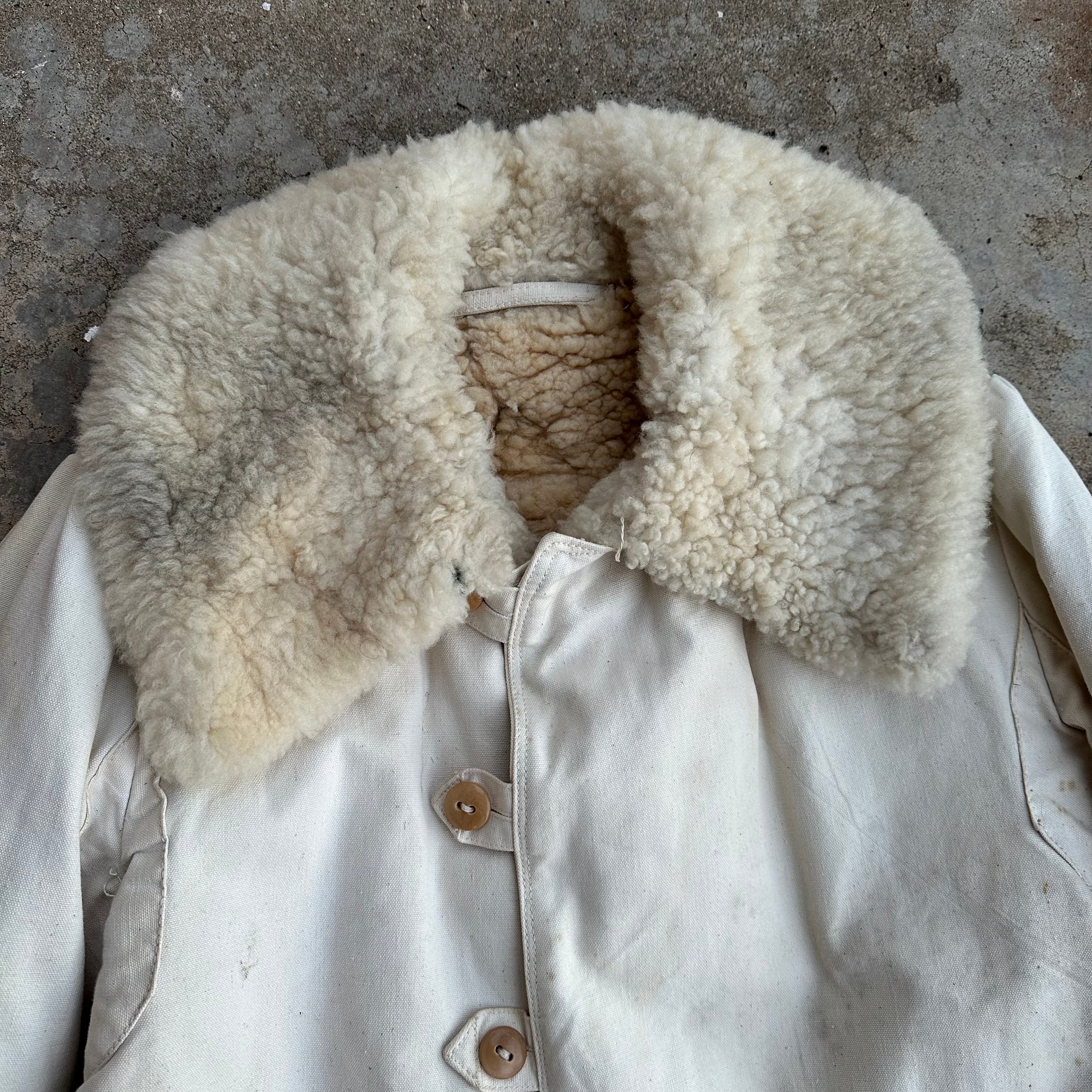 1940's m/1942 livpäls Swedish Army Jacket 24” Chest