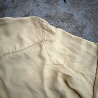 1940’s/50’s California Ranchwear Embroidered Gabardine Western Shirt Large