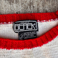 1980’s Berek Wool Dalmatian Sweater Medium