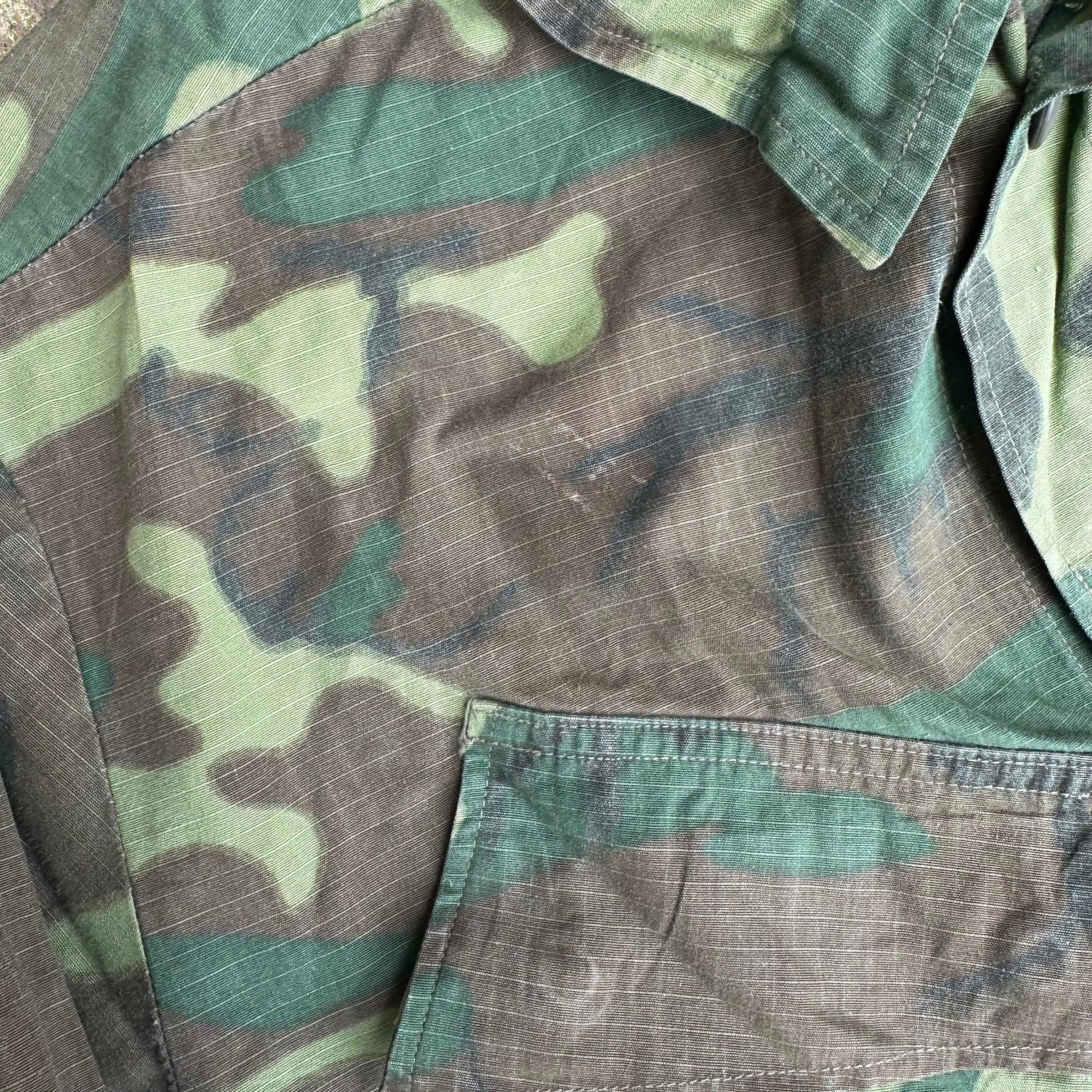 1960’s ERDL Camo Jungle Jacket Named to Marine Colonel Medium Long