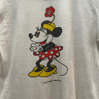 1970’s/80’s Minnie Mouse Ringer T-Shirt Medium
