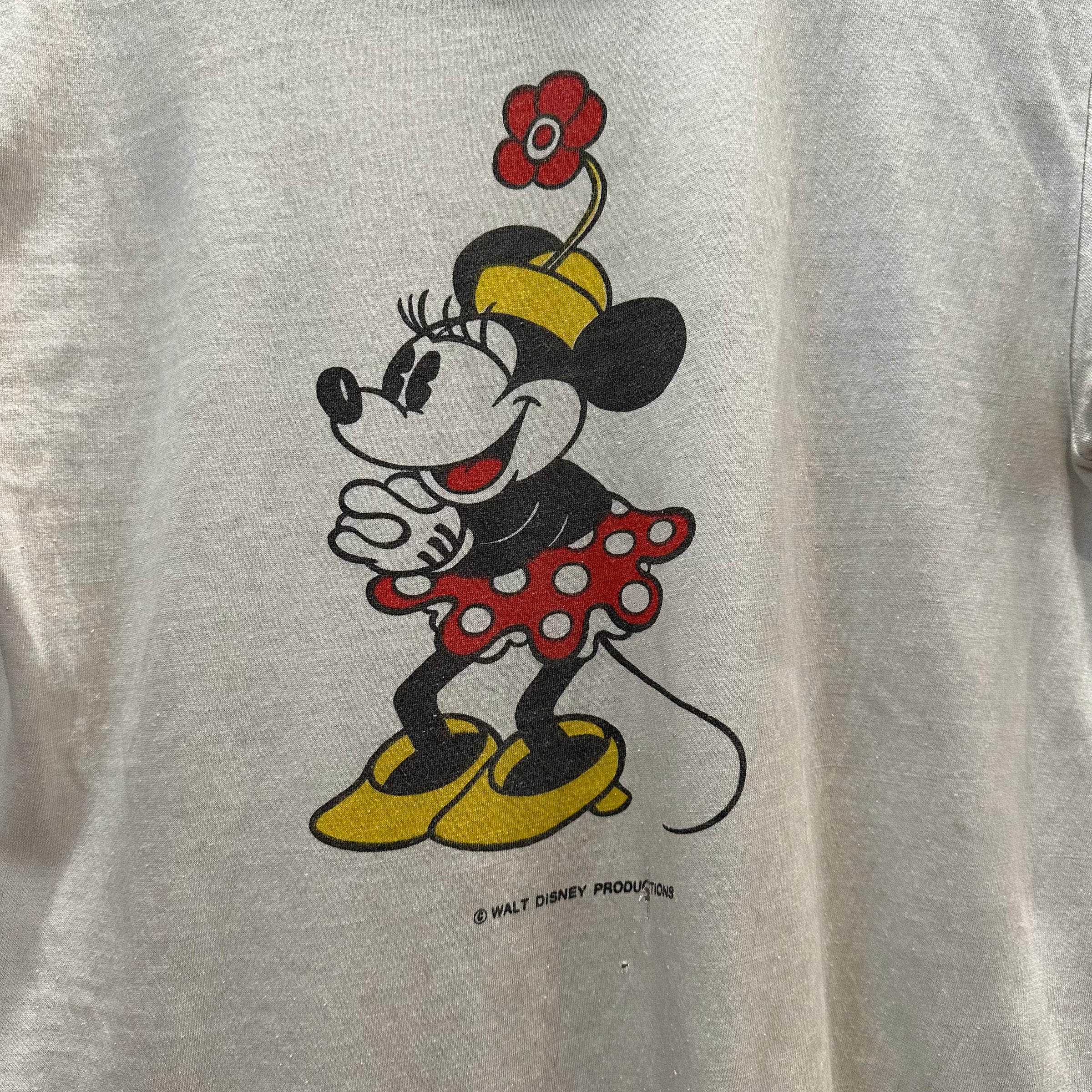 1970’s/80’s Minnie Mouse Ringer T-Shirt Medium