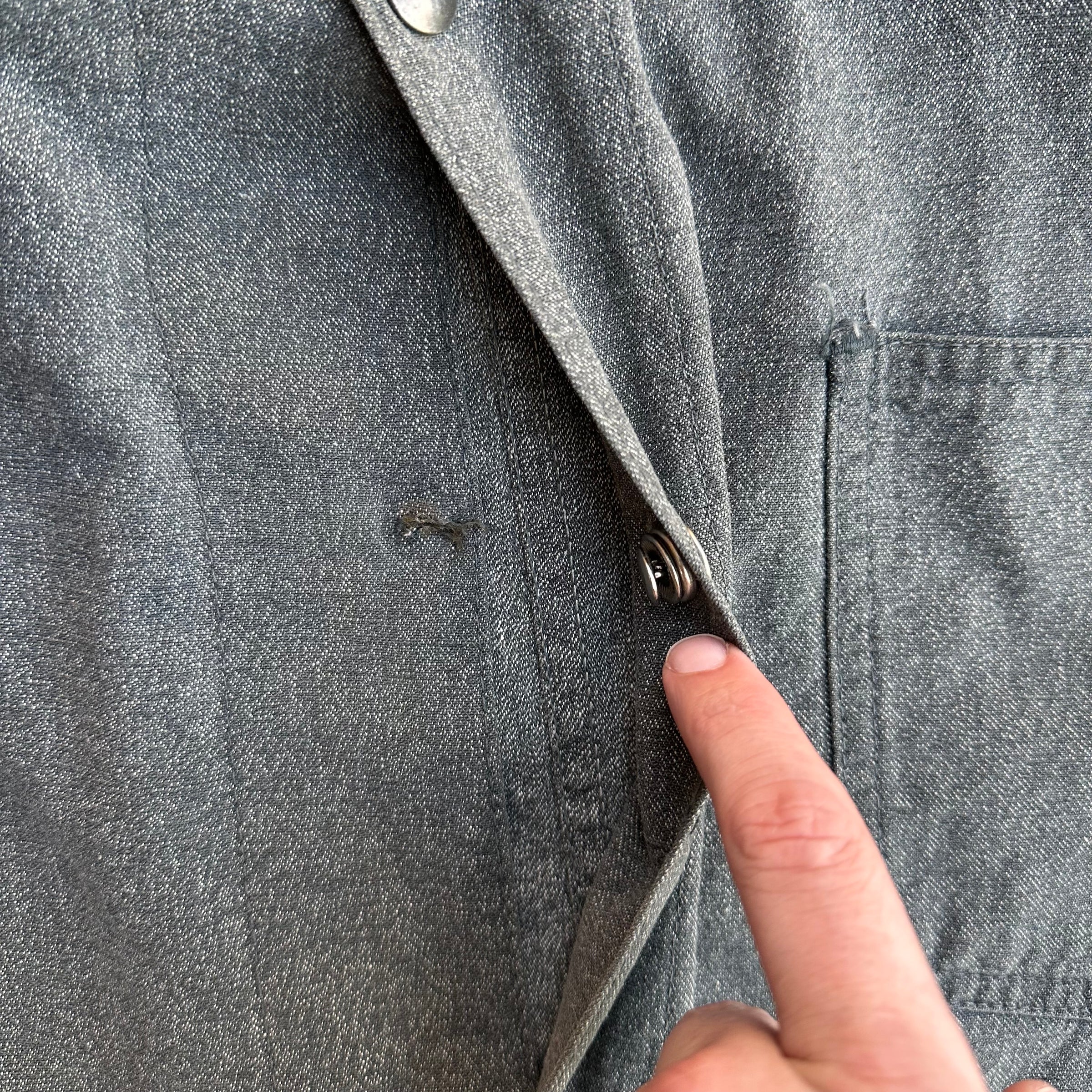 1950’s Salt & Pepper Chore Coat XL