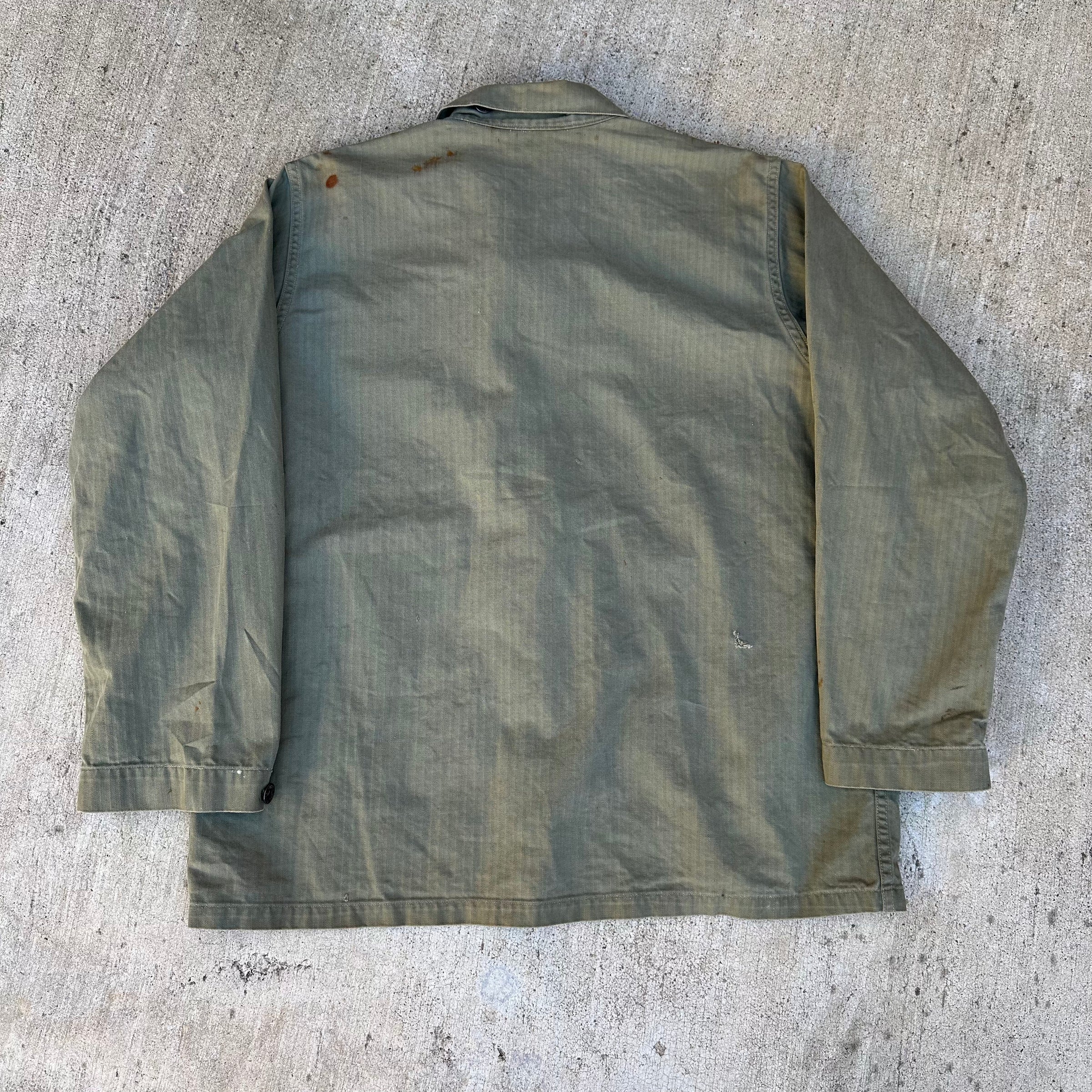 1940’s WWII USMC P-44 HBT Jacket Size 38