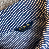 1970’s OshKosh Hickory Stripe Chore Coat Size 50R