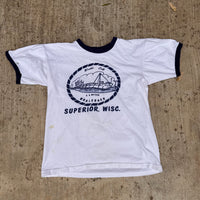 1970’s SS Meteor Whaleback Ship Ringer T-Shirt S/M