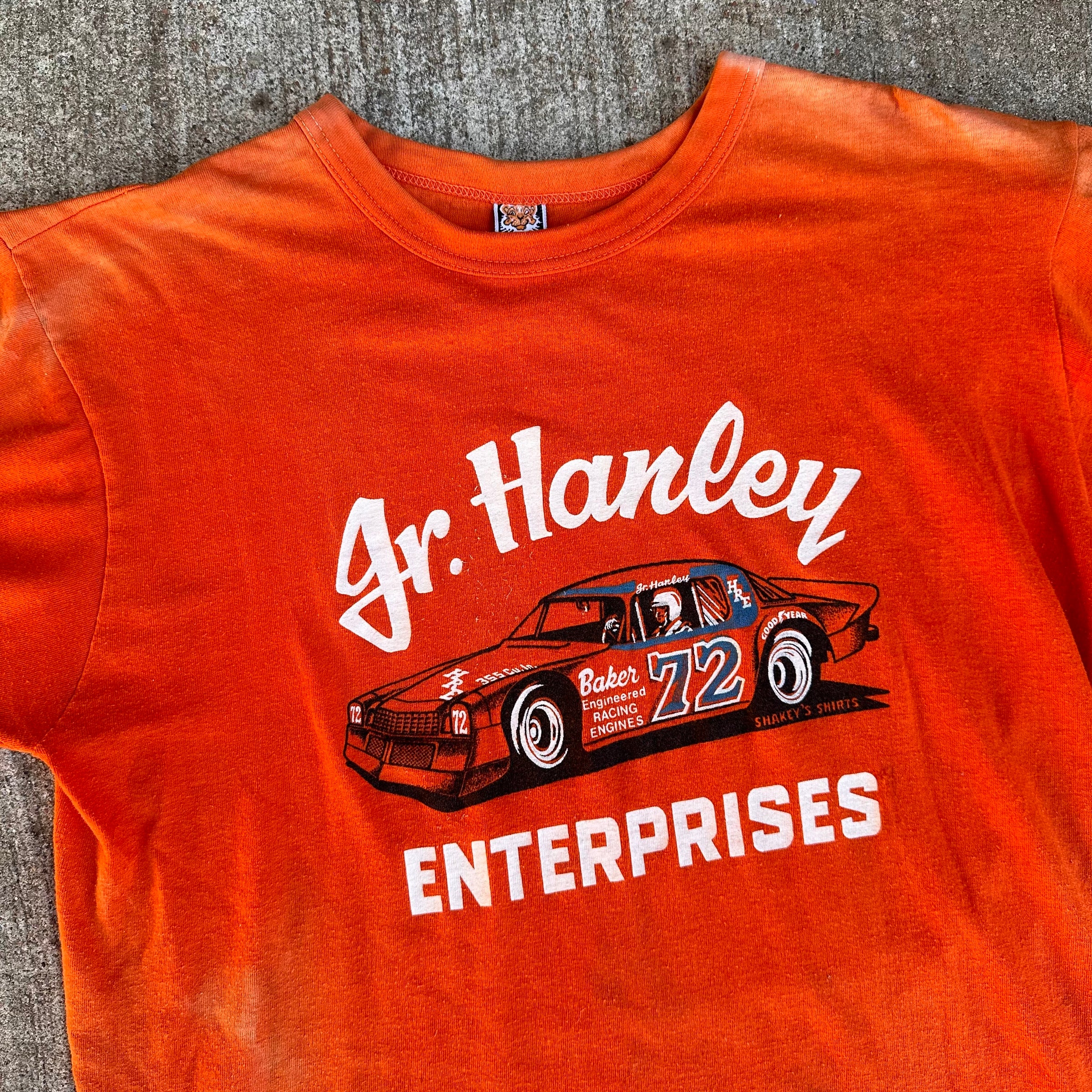 1970’s/80’s Jr. Harley Enterprises Stock Car Racing T-Shirt Medium