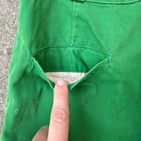 1950’s Shamrock Gas Station Uniform Cotton Work Pants 29” x 30”