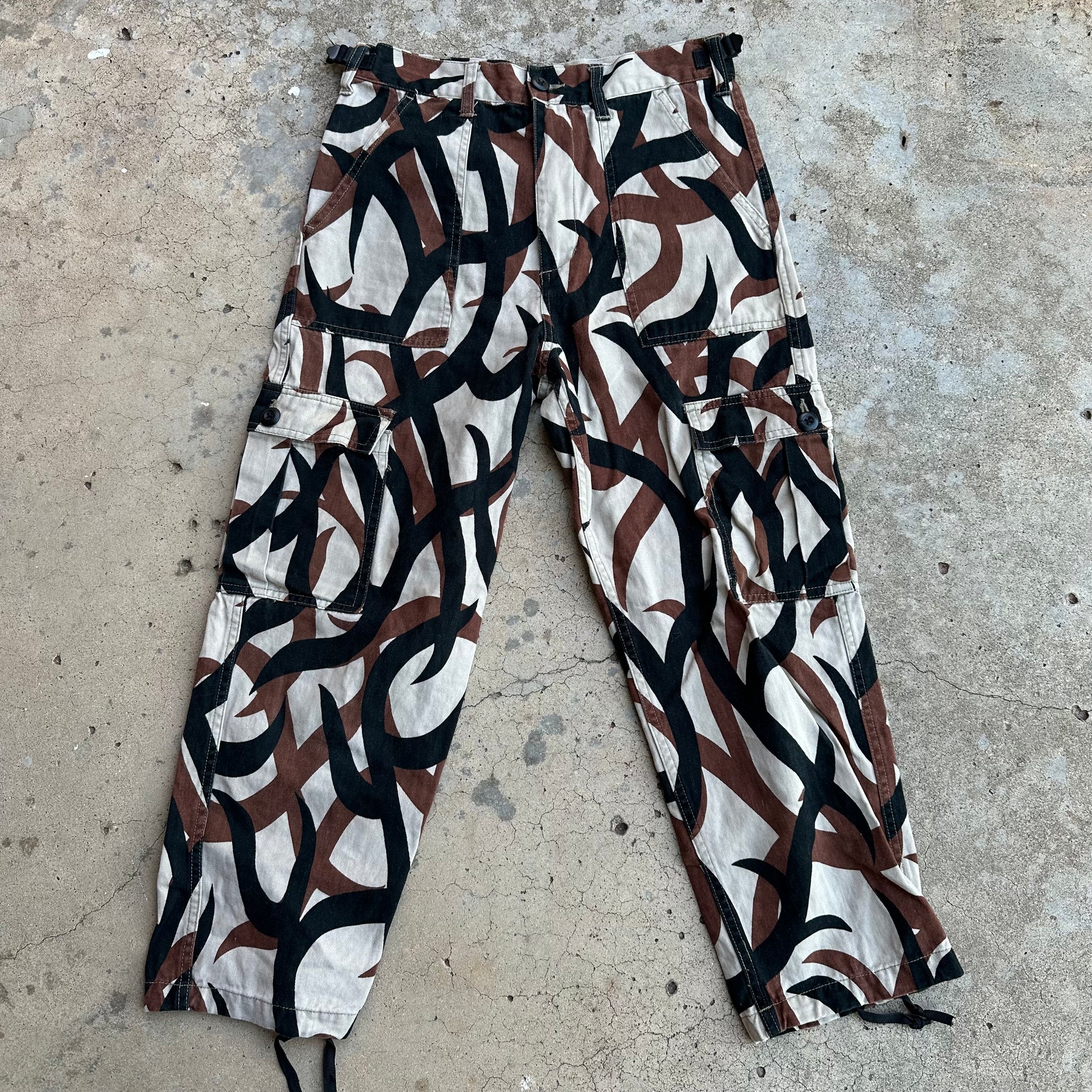 1990’s ASAT Tribal Camo Hunting Pants 28” Waist