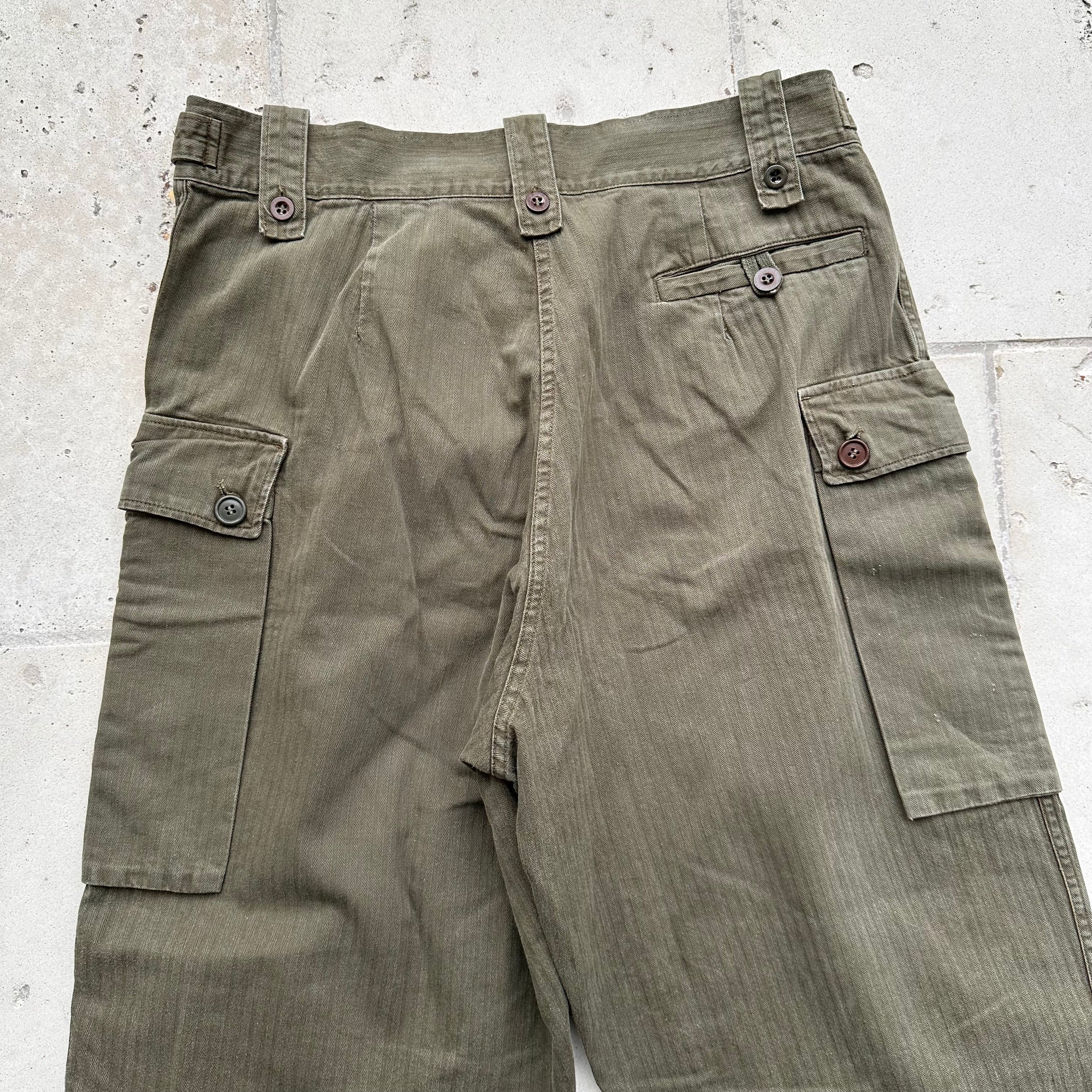 1970’s Dutch Army HBT Field Pants 32” - 34” x 30”
