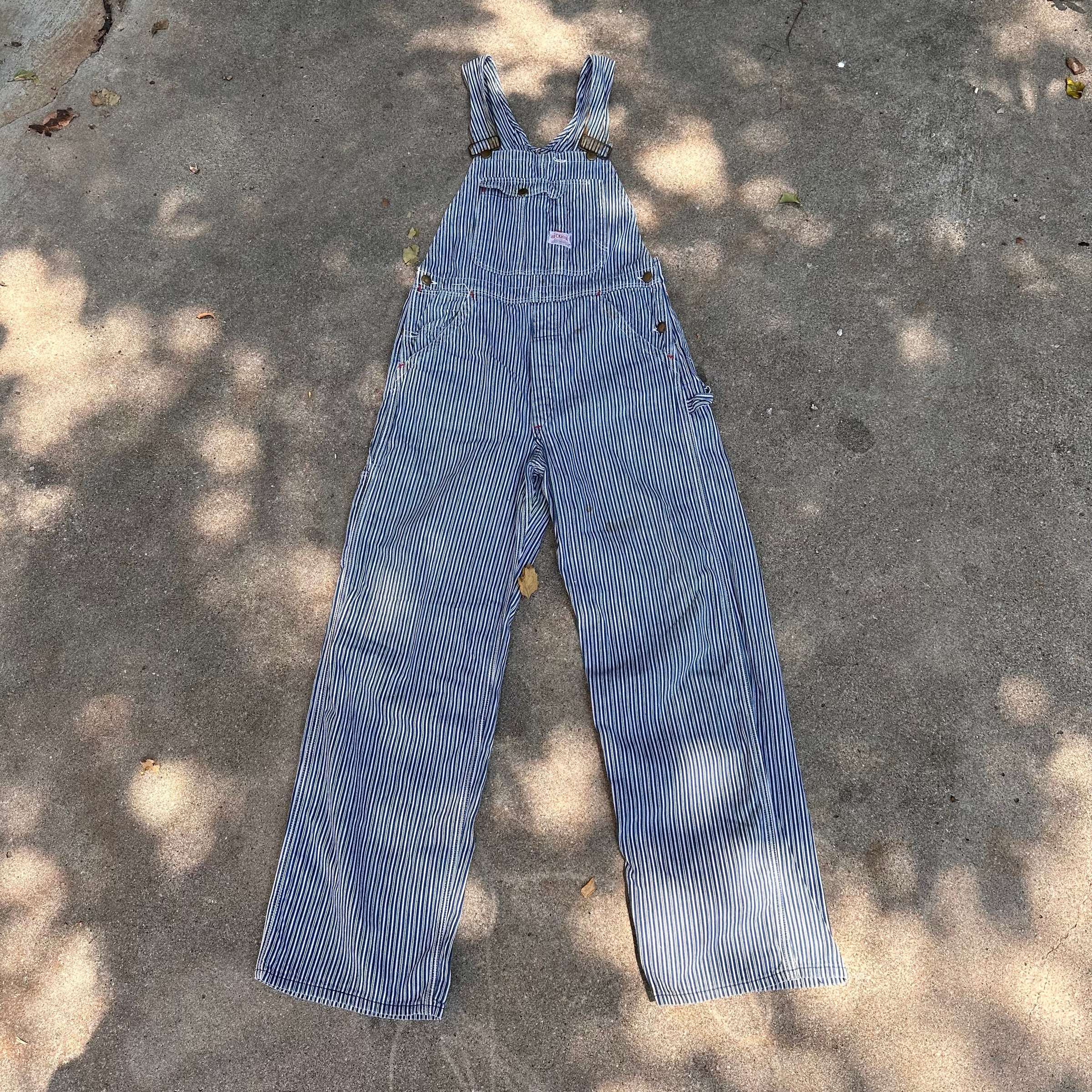 1950’s Anthony’s Buckhide Liberty Stripe Overalls 32” x 30”