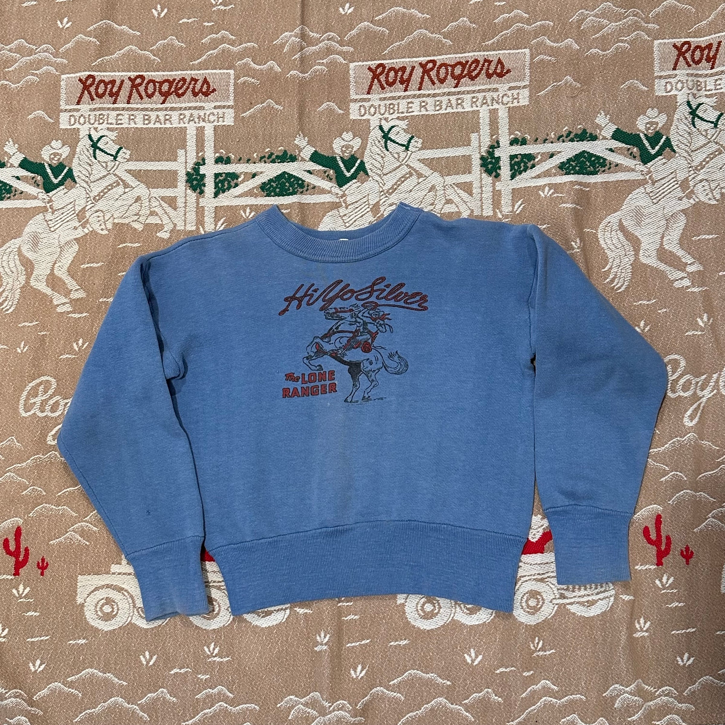 1940’s/50’s The Lone Ranger Sweatshirt 18” Chest