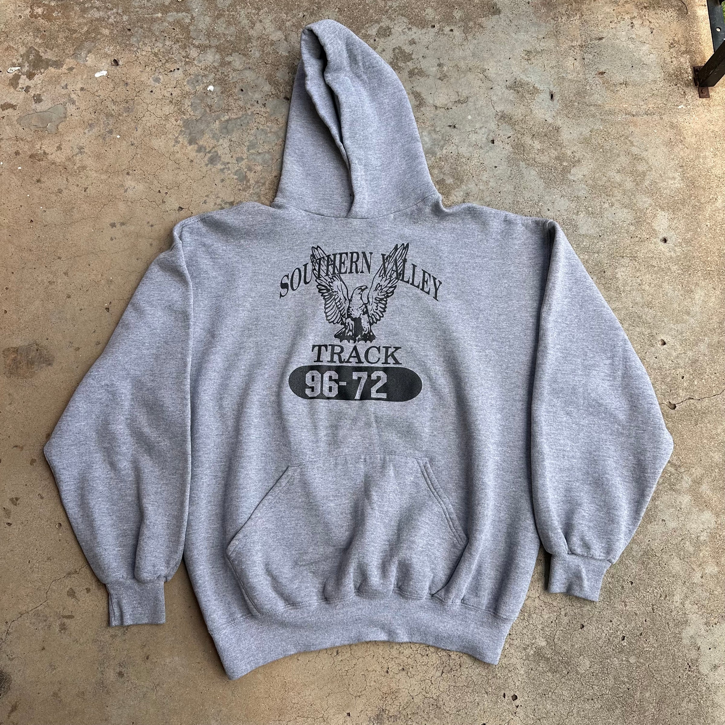 1990’s Russell Athletic Southern Valley Track Hooded Sweatshirt XL