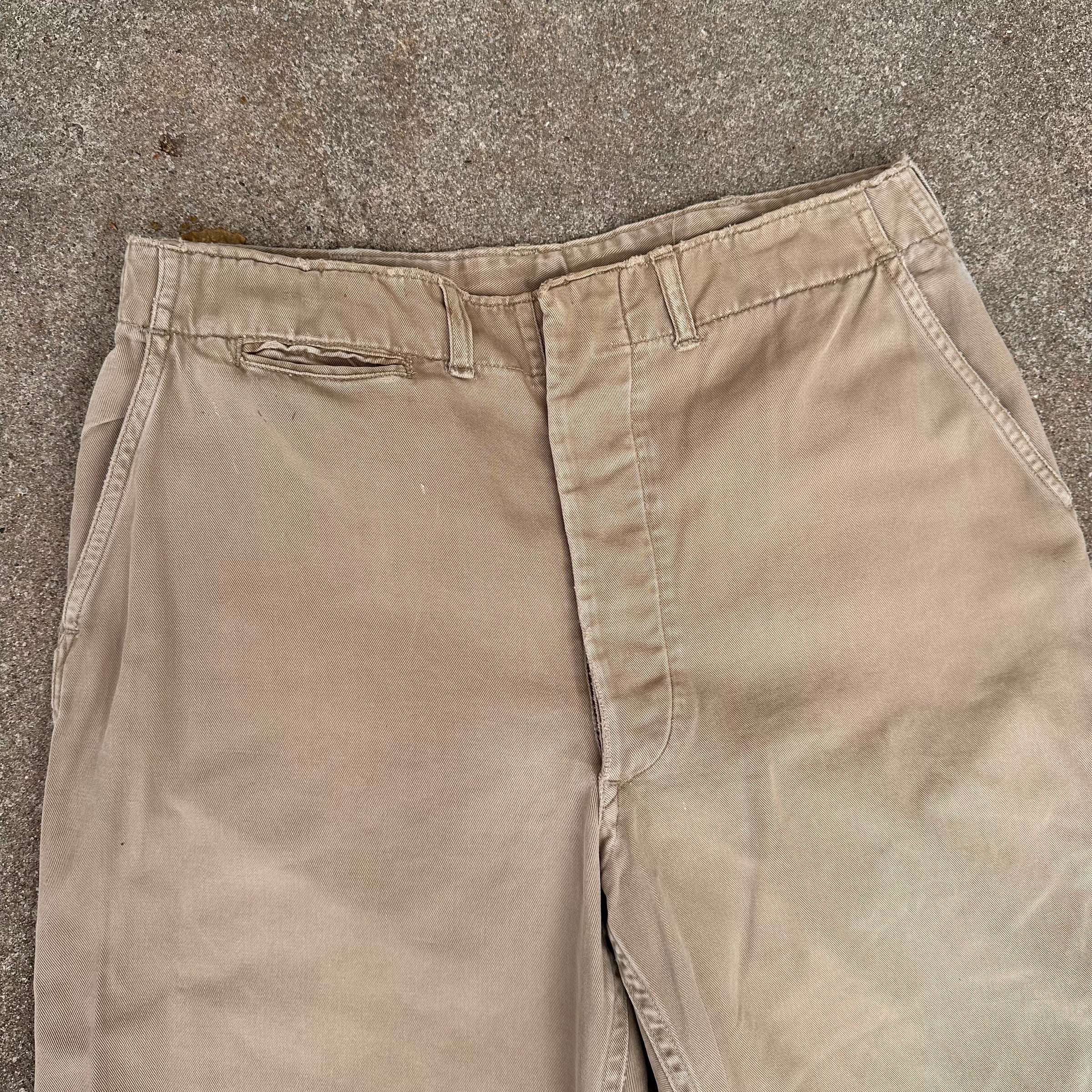 1940’s USMC Khaki Chino Pants 30” x 29”
