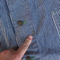 1970’s OshKosh Hickory Stripe Chore Coat Size 50R