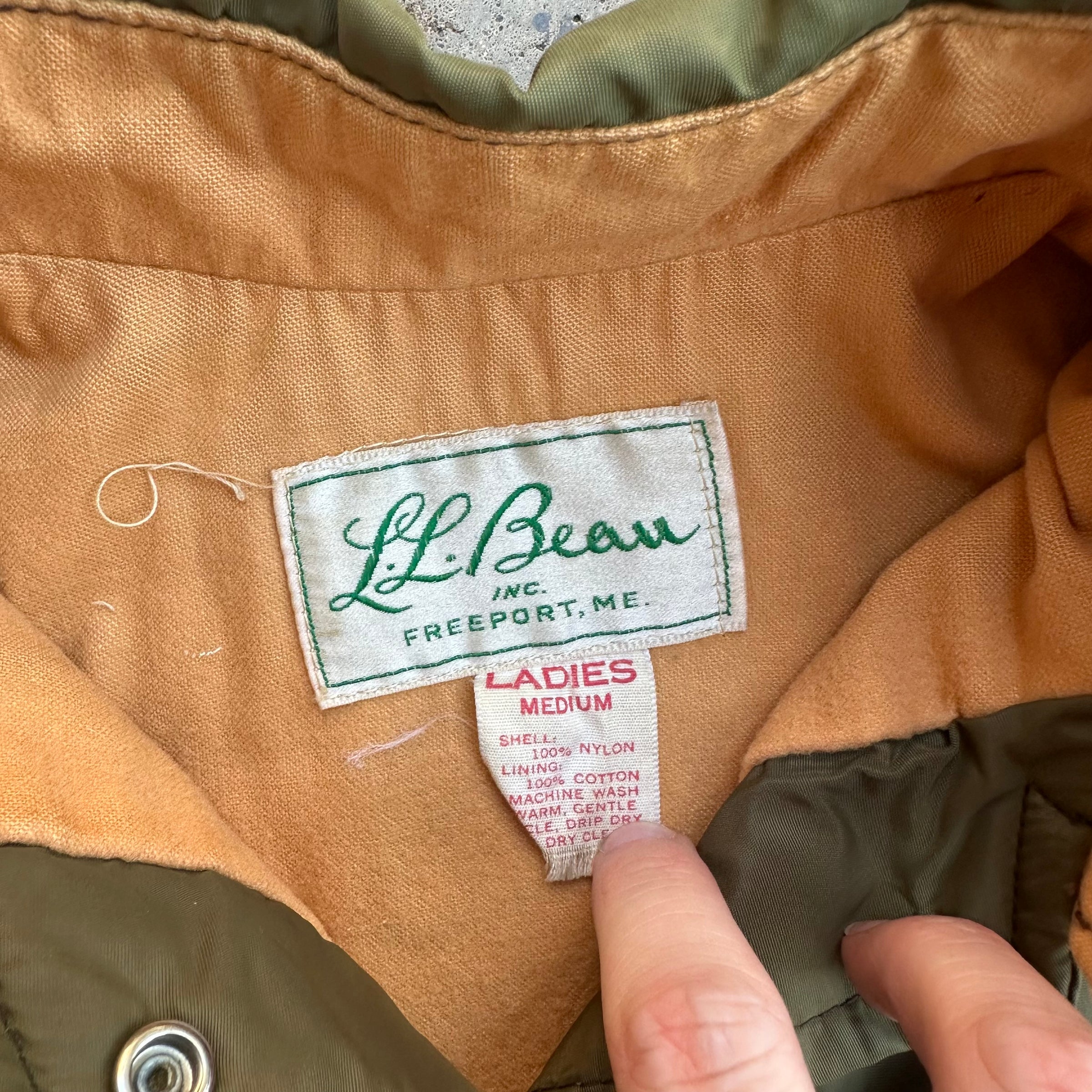1960’s LL Bean Chamois Lined Coach Jacket Medium