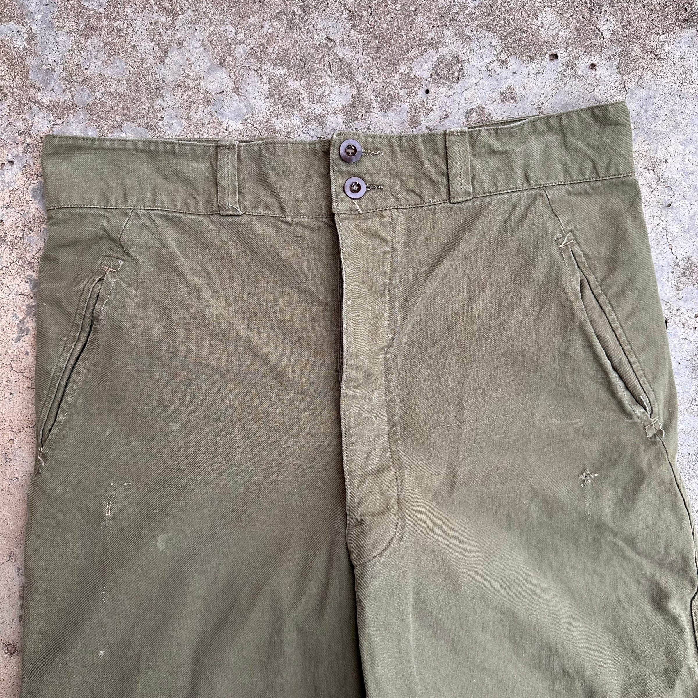 1950’s Modified French M-47 Pants 36” Waist