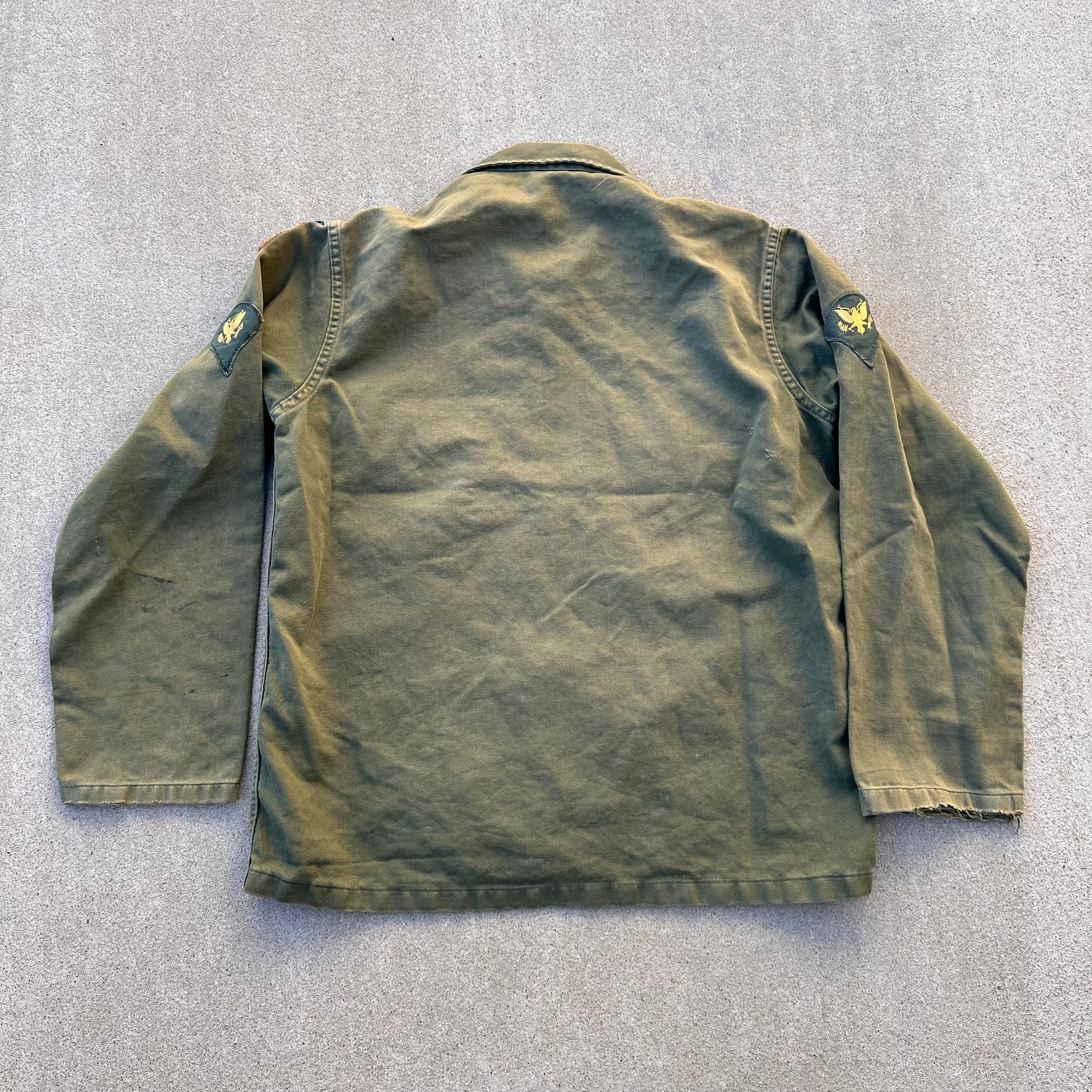 1960’s US Army 82nd Airborne Patched Fatigue Shirt
