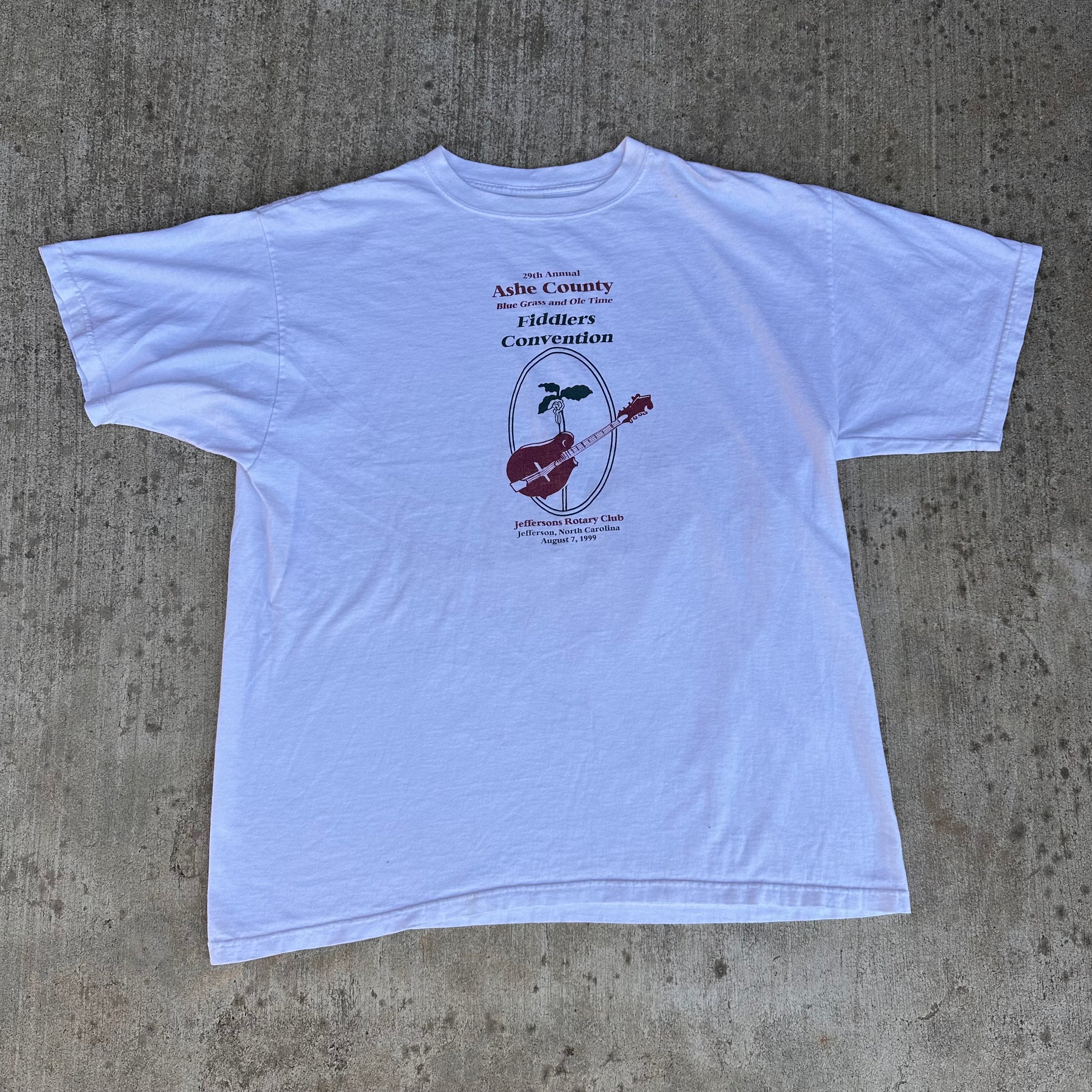 1990’s Bluegrass Fiddler’s Convention T-Shirt XL