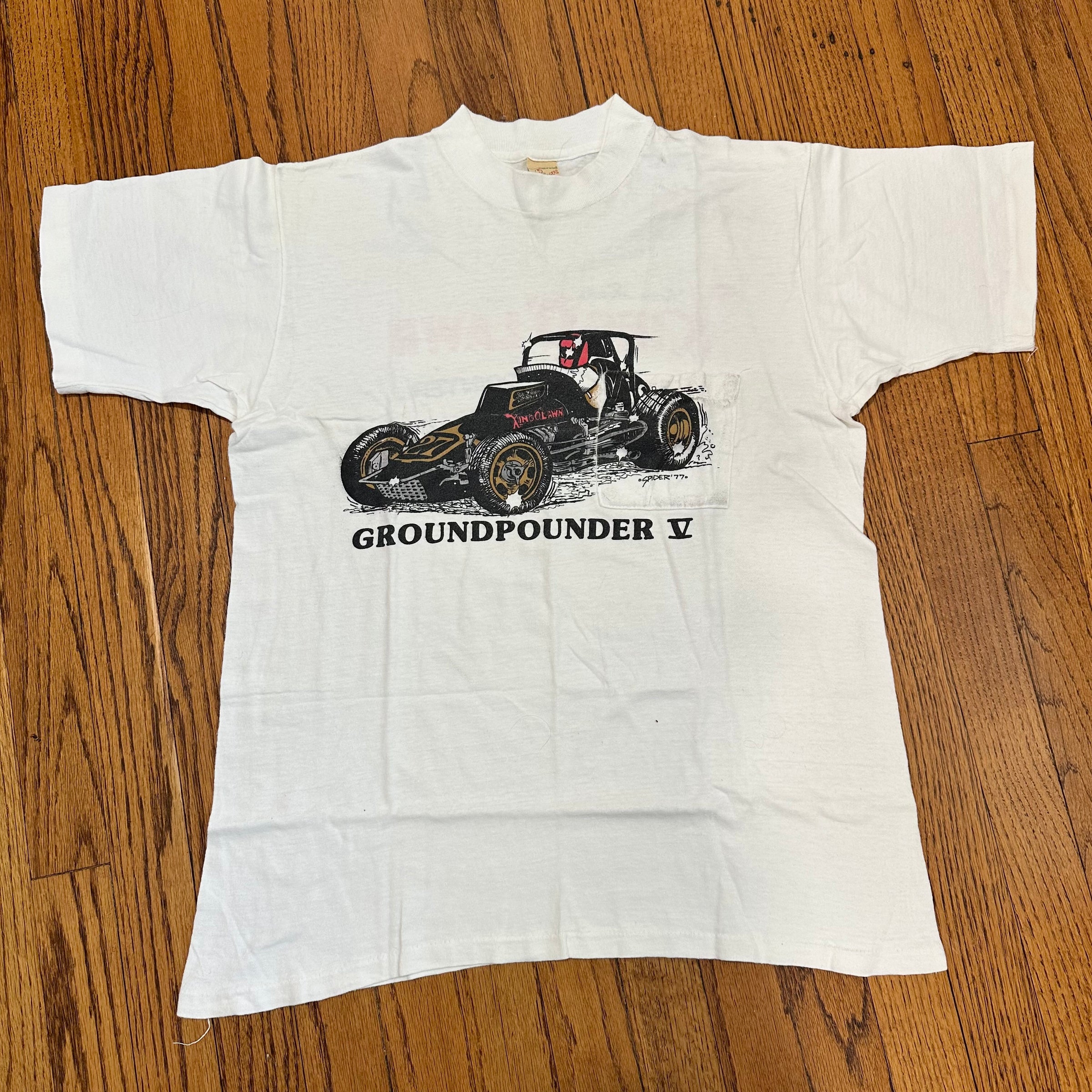 1970’s Deadstock Groundpounder Sprinter Car T-Shirt Medium