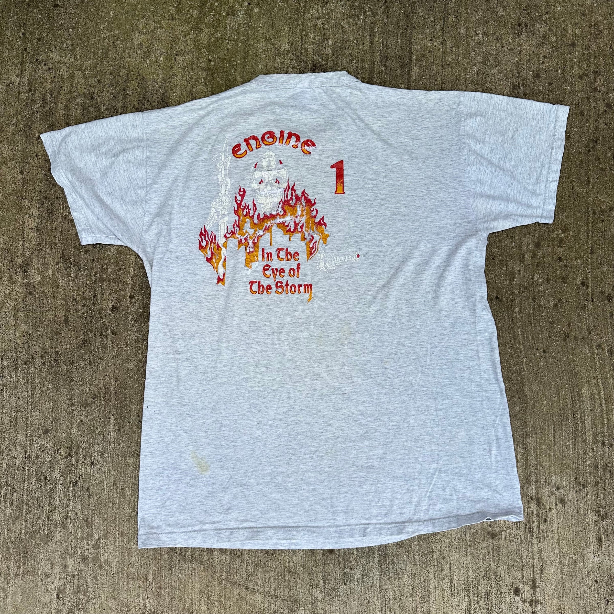 1980’s Catoosa County Fire Rescue Engine 1 T-Shirt Large