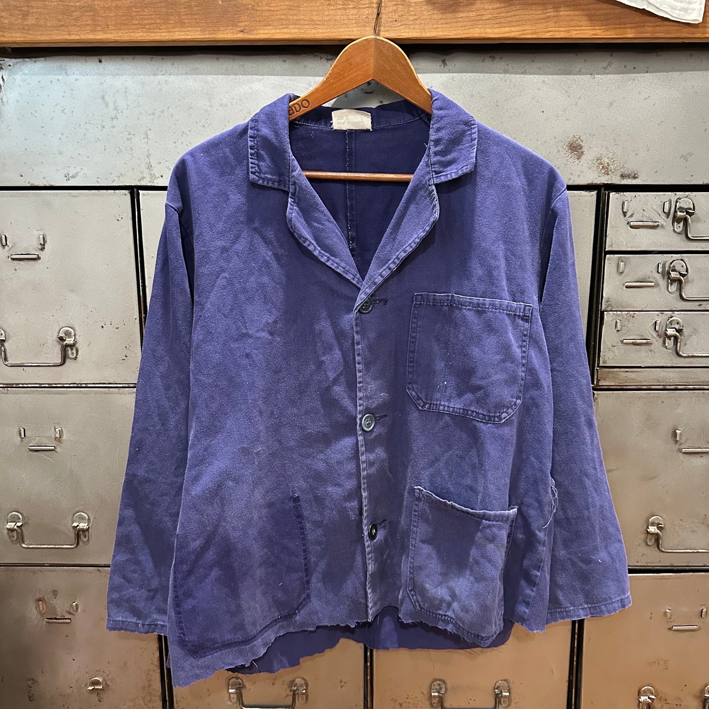 1980’s Cropped Cotton French Chore Jacket