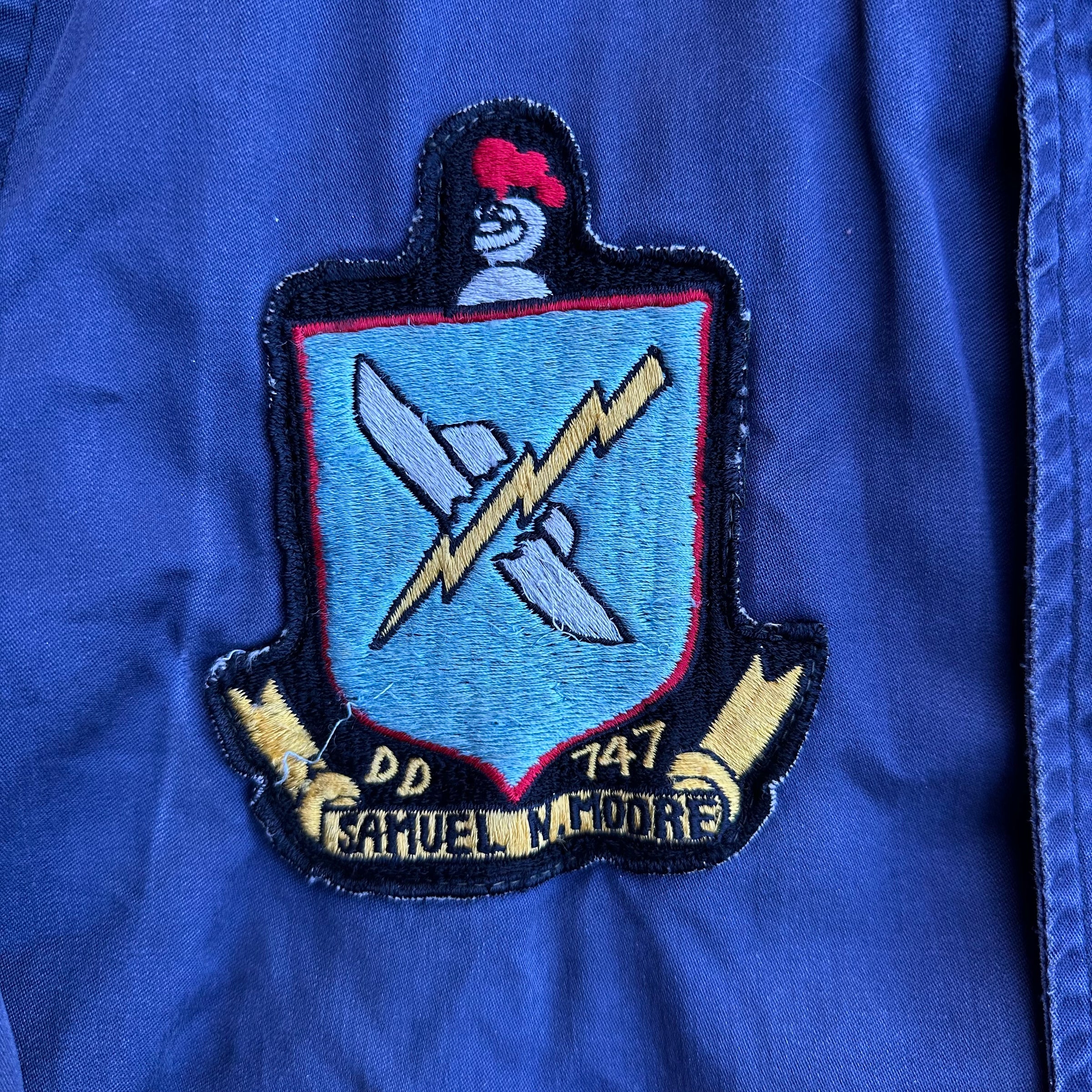 1960’s Patched USN Utility Jacket 22” Chest