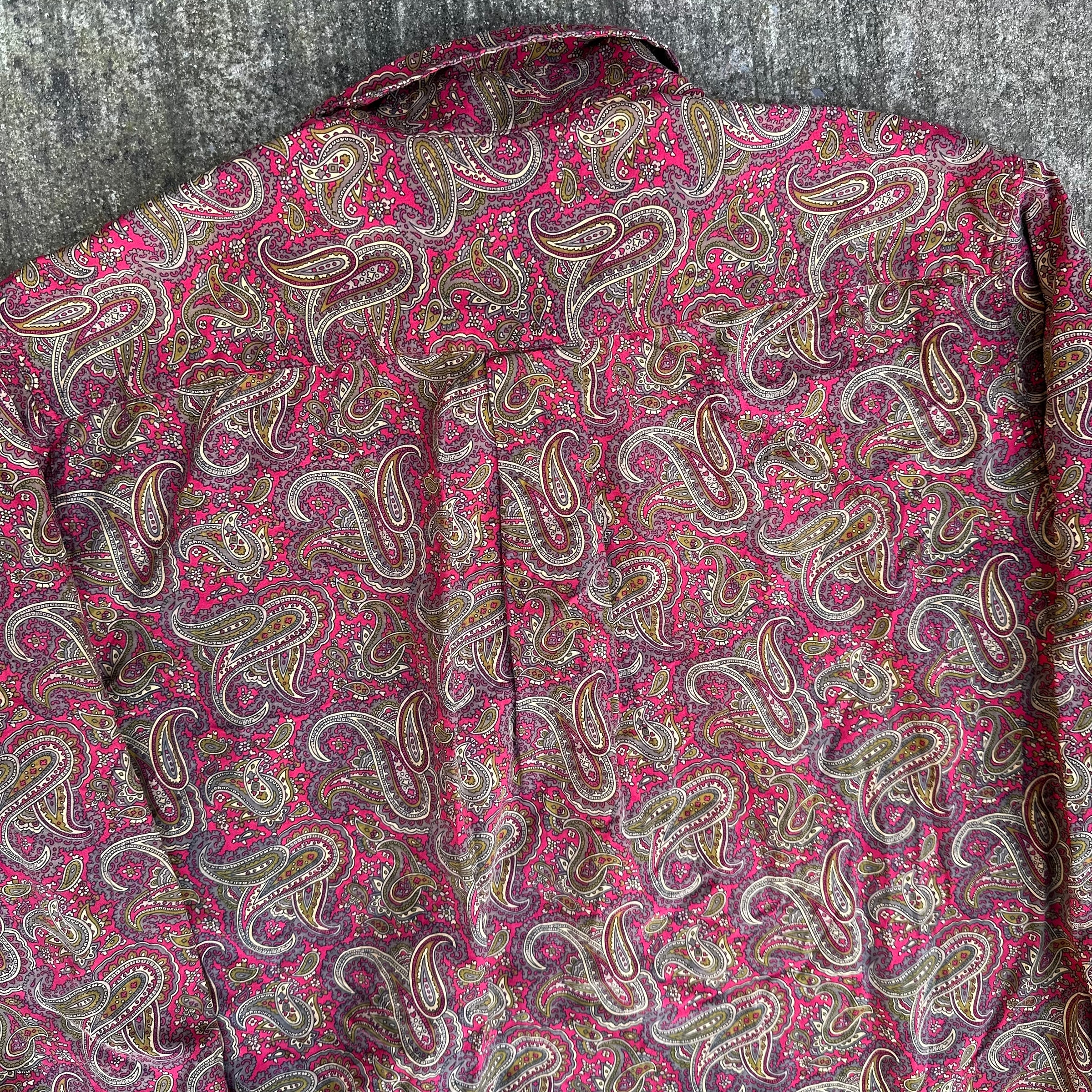1990’s J Crew Paisley Button Down Shirt Large