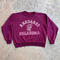 1970’s Anadarko Oklahoma Crewneck Sweatshirt 23" Chest