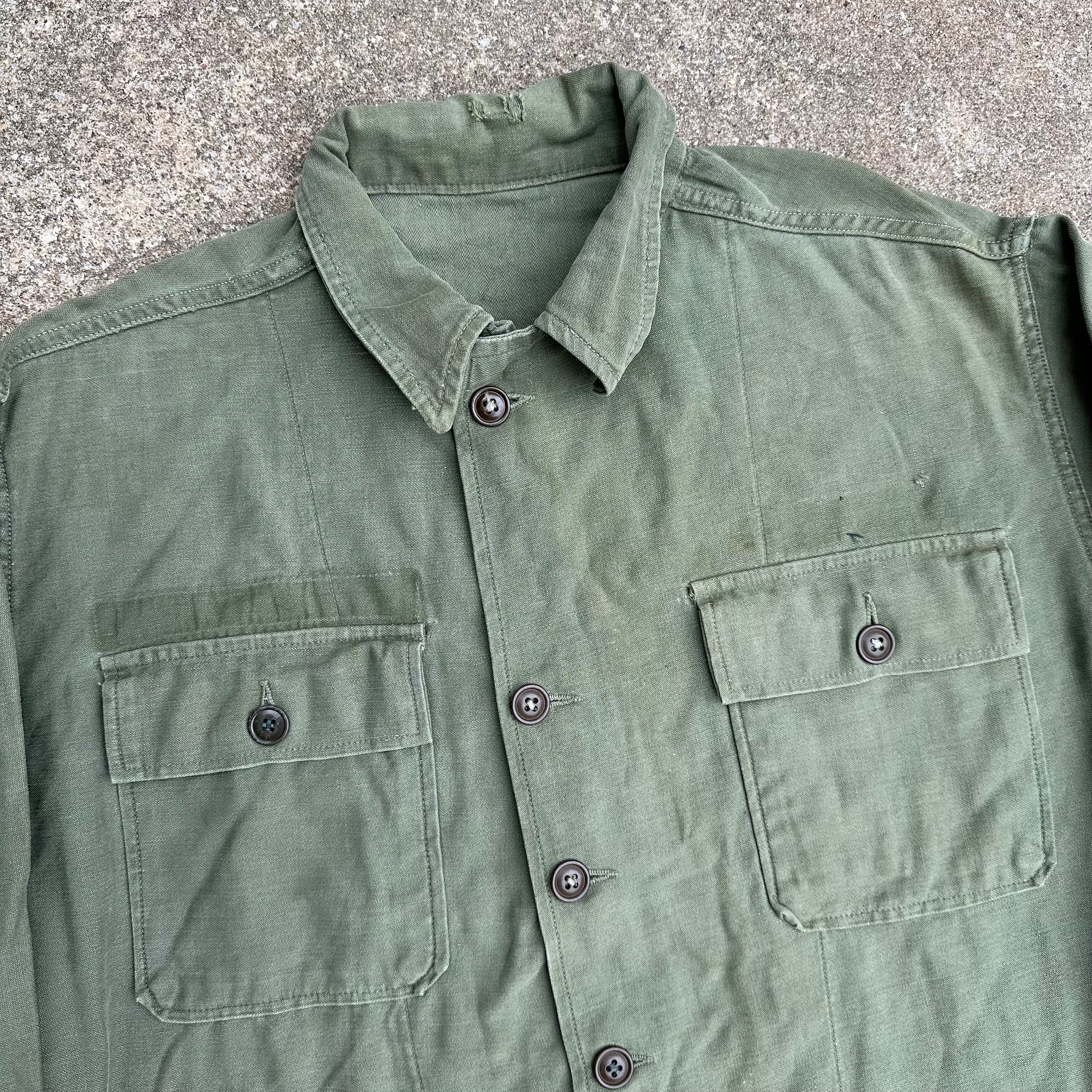 1950’s/60’s First Pattern OG-107 Fatigue Shirt 24” Chest
