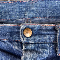 1940’s Sanforized Donut Button Denim Carpenter Jeans 31” x 30”