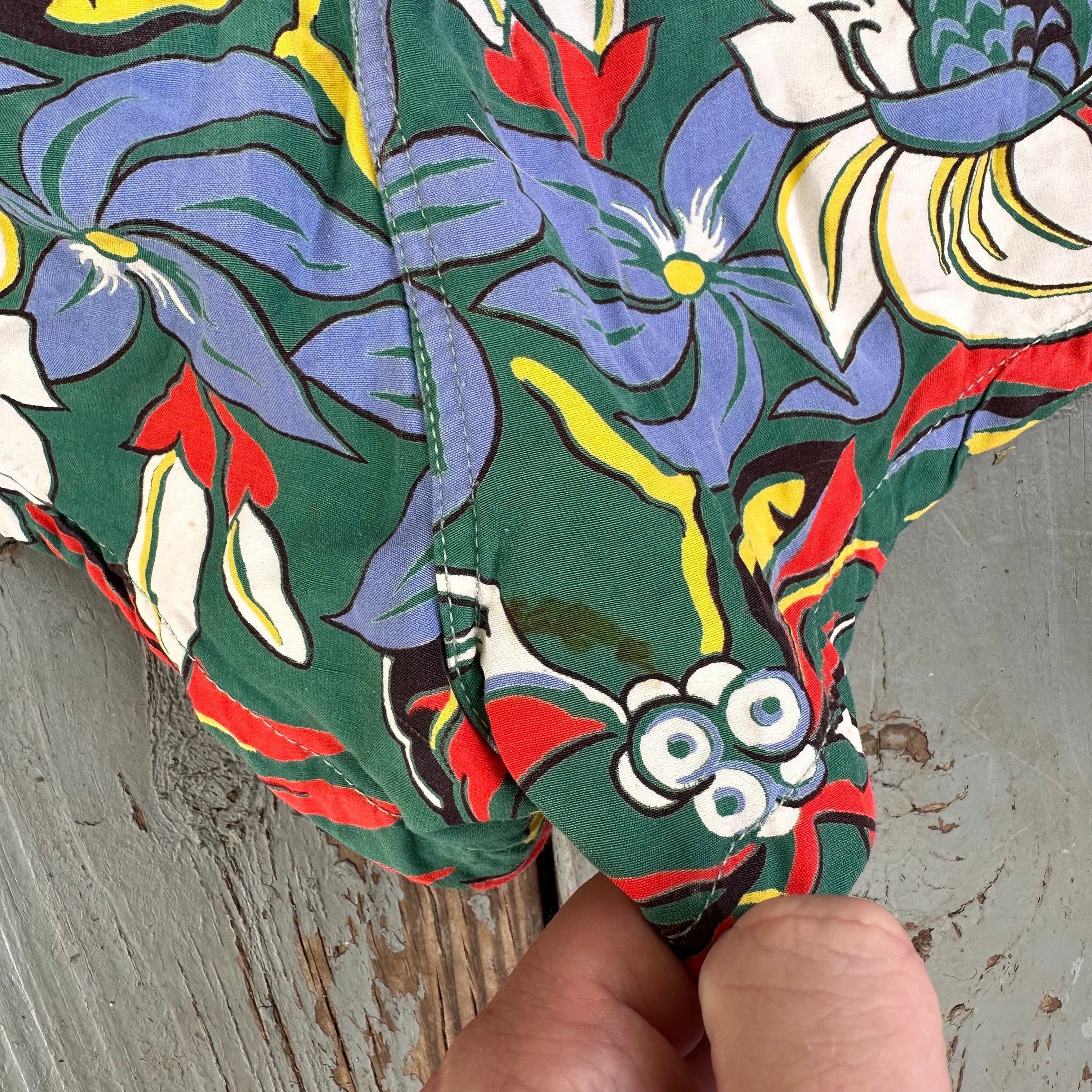 1950’s Jantzen Floral Swim Shorts Size 34