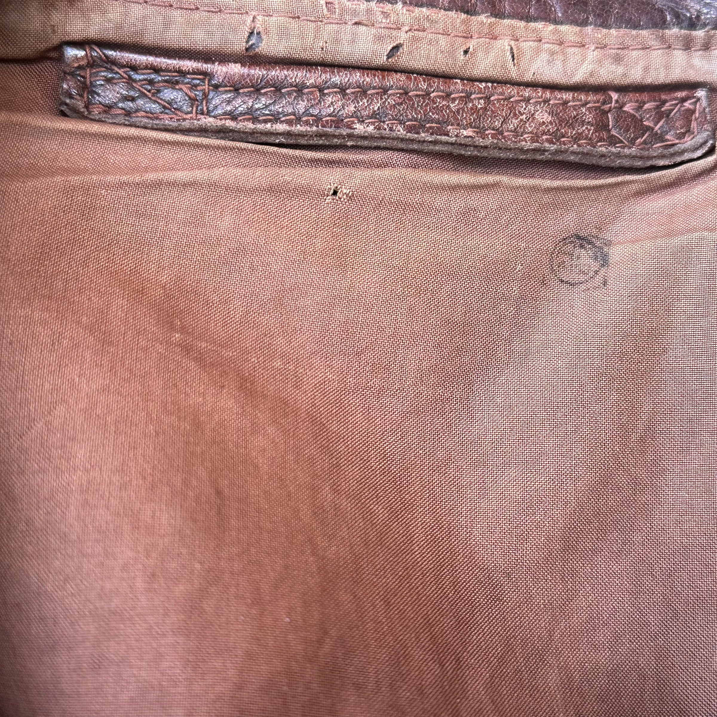 1940’s WWII Named A-2 Leather Flight Jacket