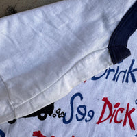 1980’s “Don’t be a Dick” Drunk-Driving Awareness Ringer T-Shirt Medium