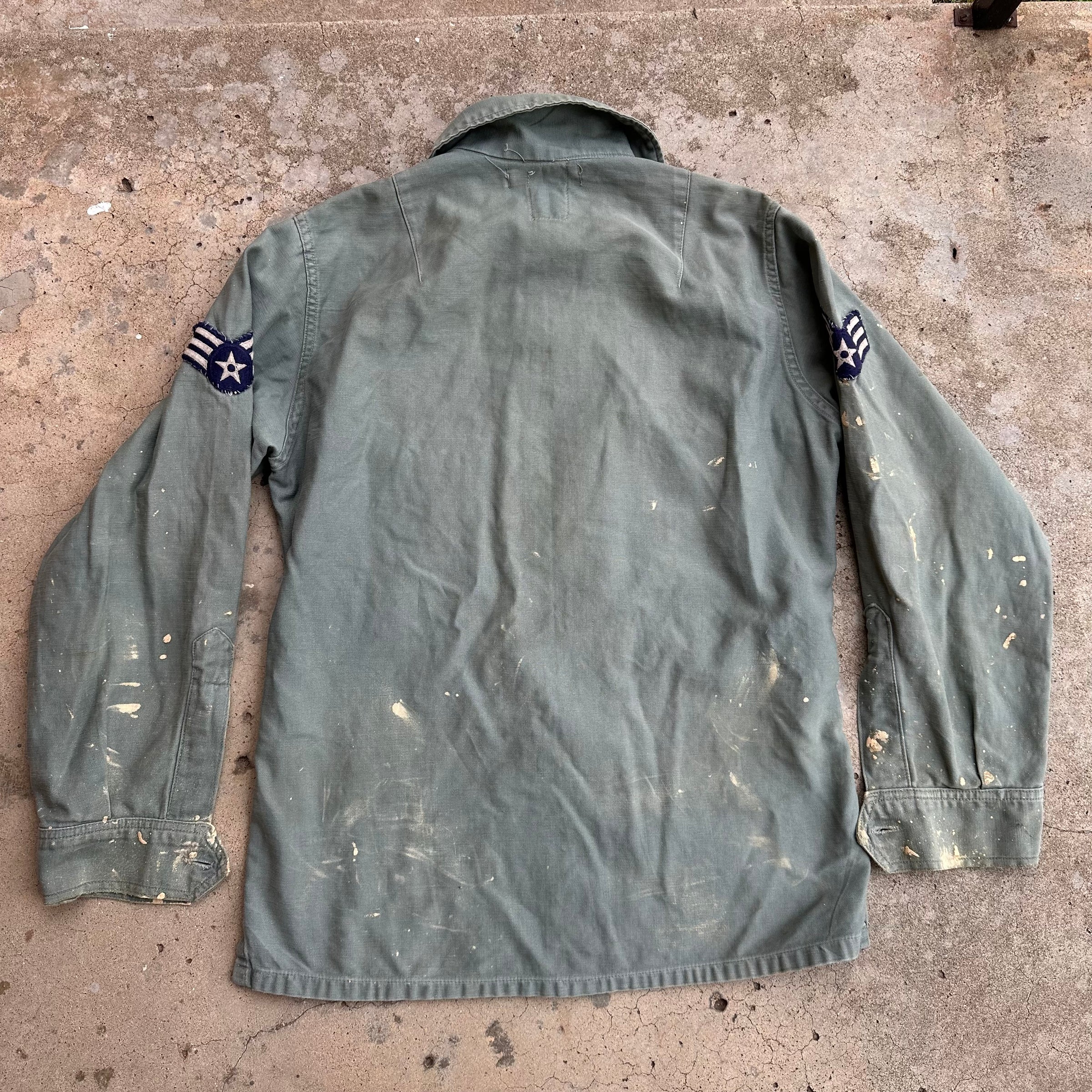 1950’s/60’s USAF Private Purchase Sage Green 507 Fatigue Shirt