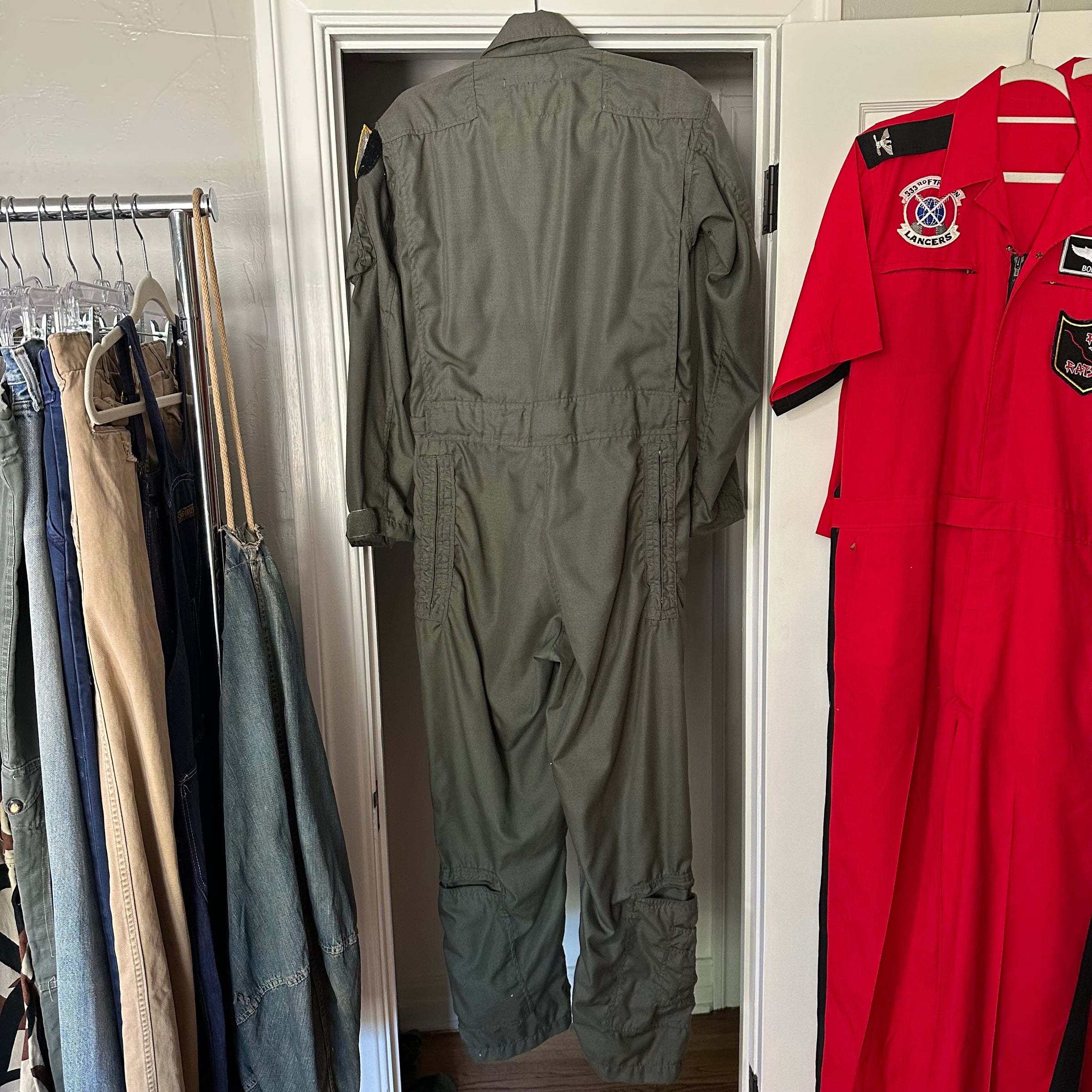 1970’s Vietnam War Named River Rats CWU-27/P Coveralls Size 42L