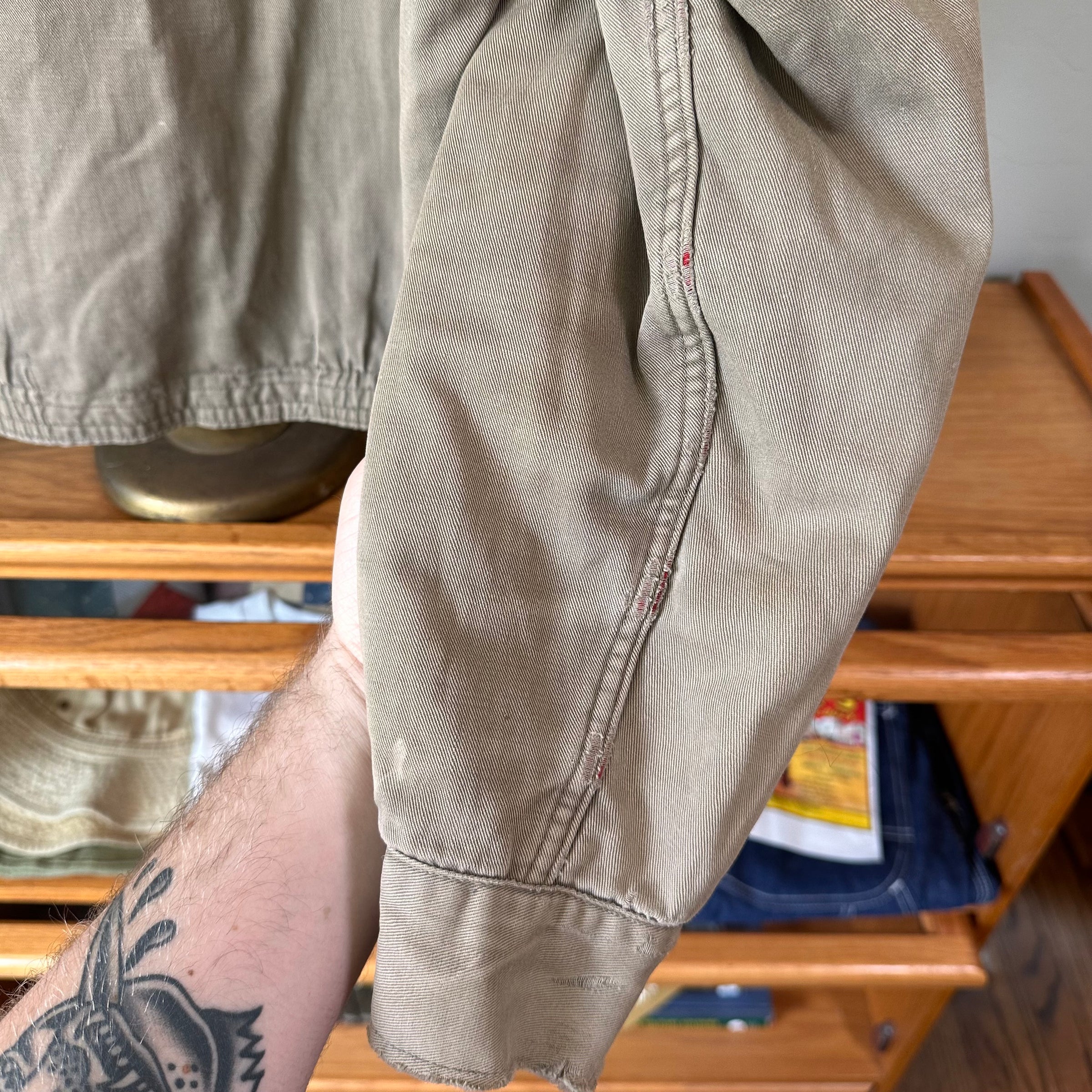 1950’s Kem Wear Gingham Lined Work Jacket Medium