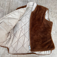 1970’s Panhandle Slim Reversible Fleece Quilted Vest Size 44