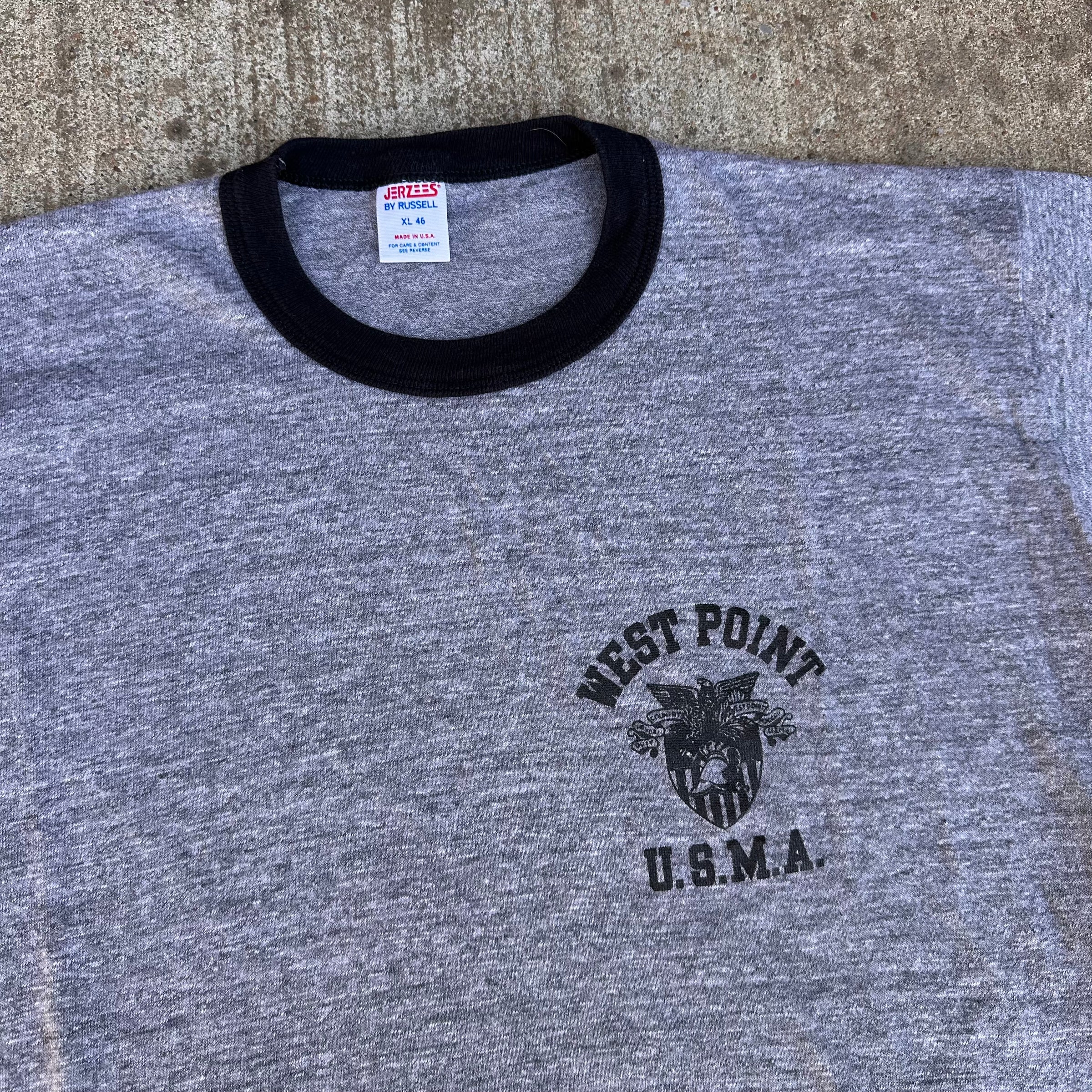 1980’s USMA West Point Ringer T-Shirt Large