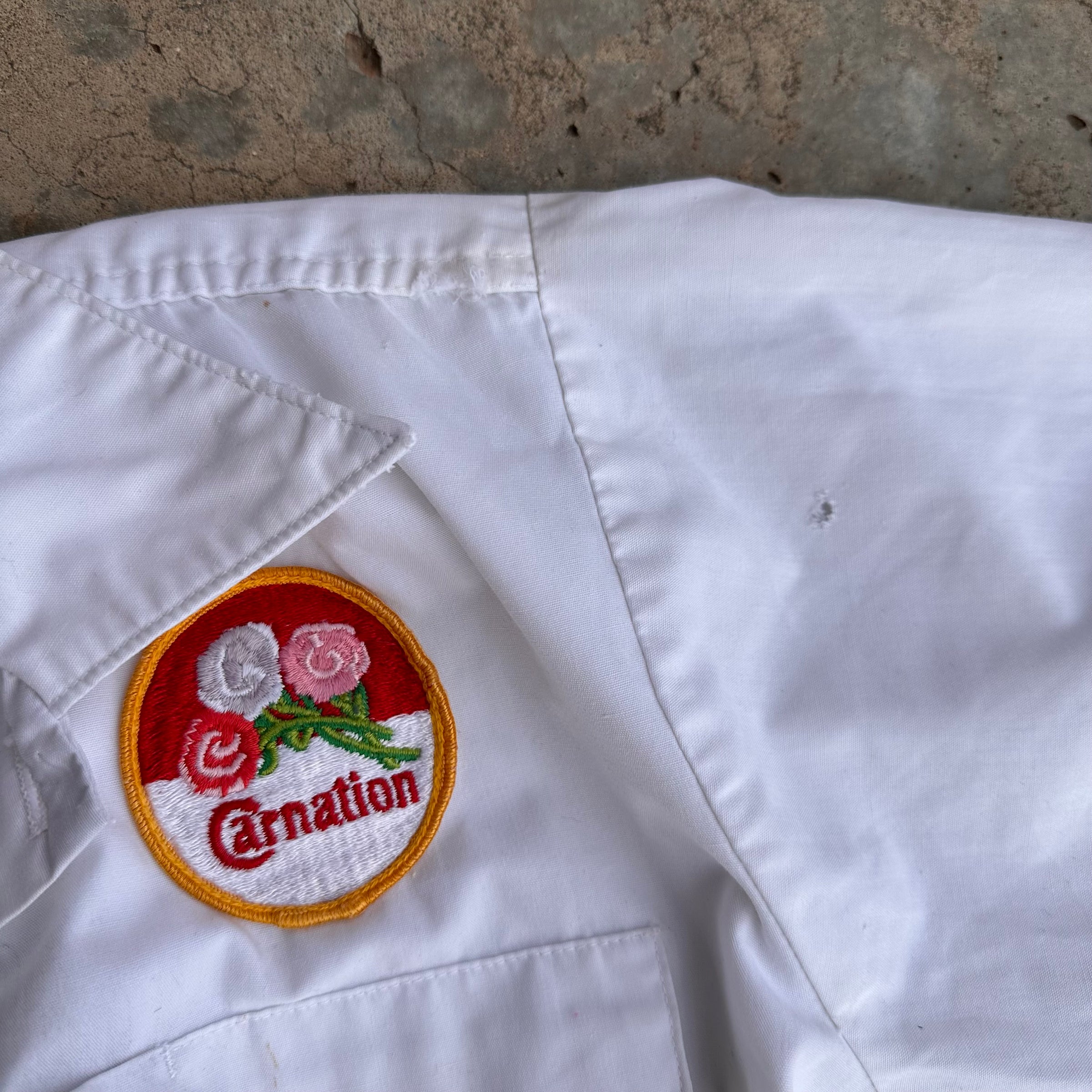 1950’s Big Smith Carnation Milk Delivery Work Shirt Large