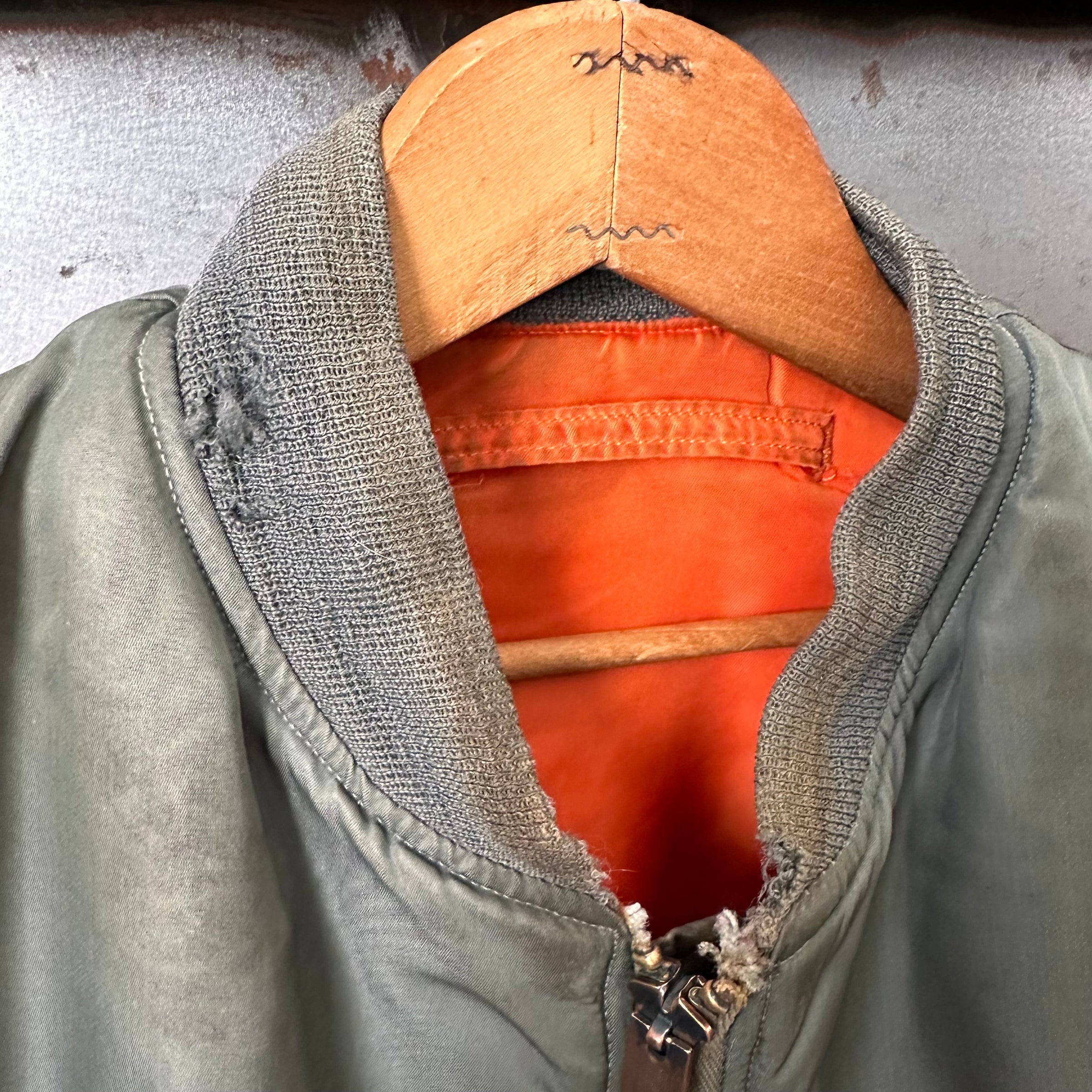 Early 1960’s Reversible MA-1 Flight Jacket 25” Chest