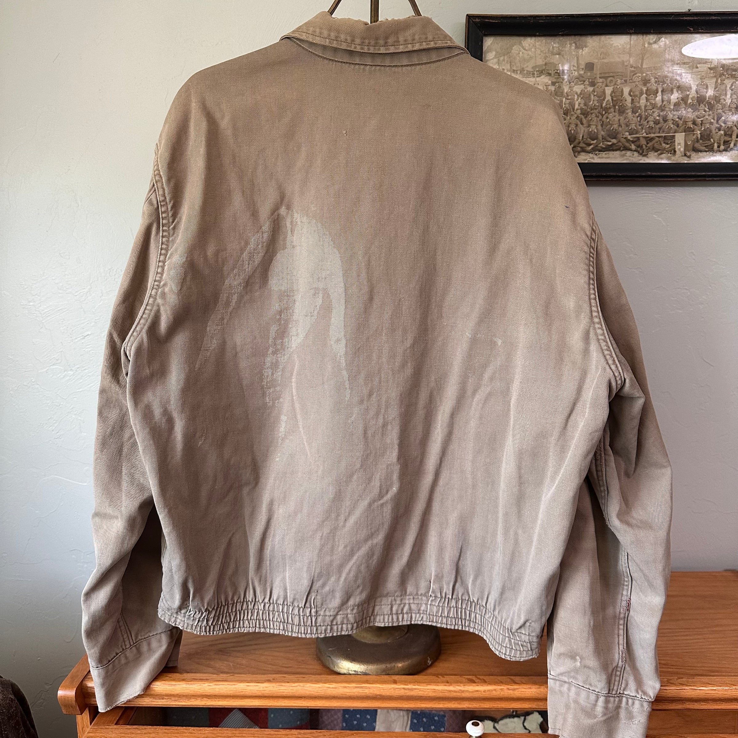 1950’s Kem Wear Gingham Lined Work Jacket Medium