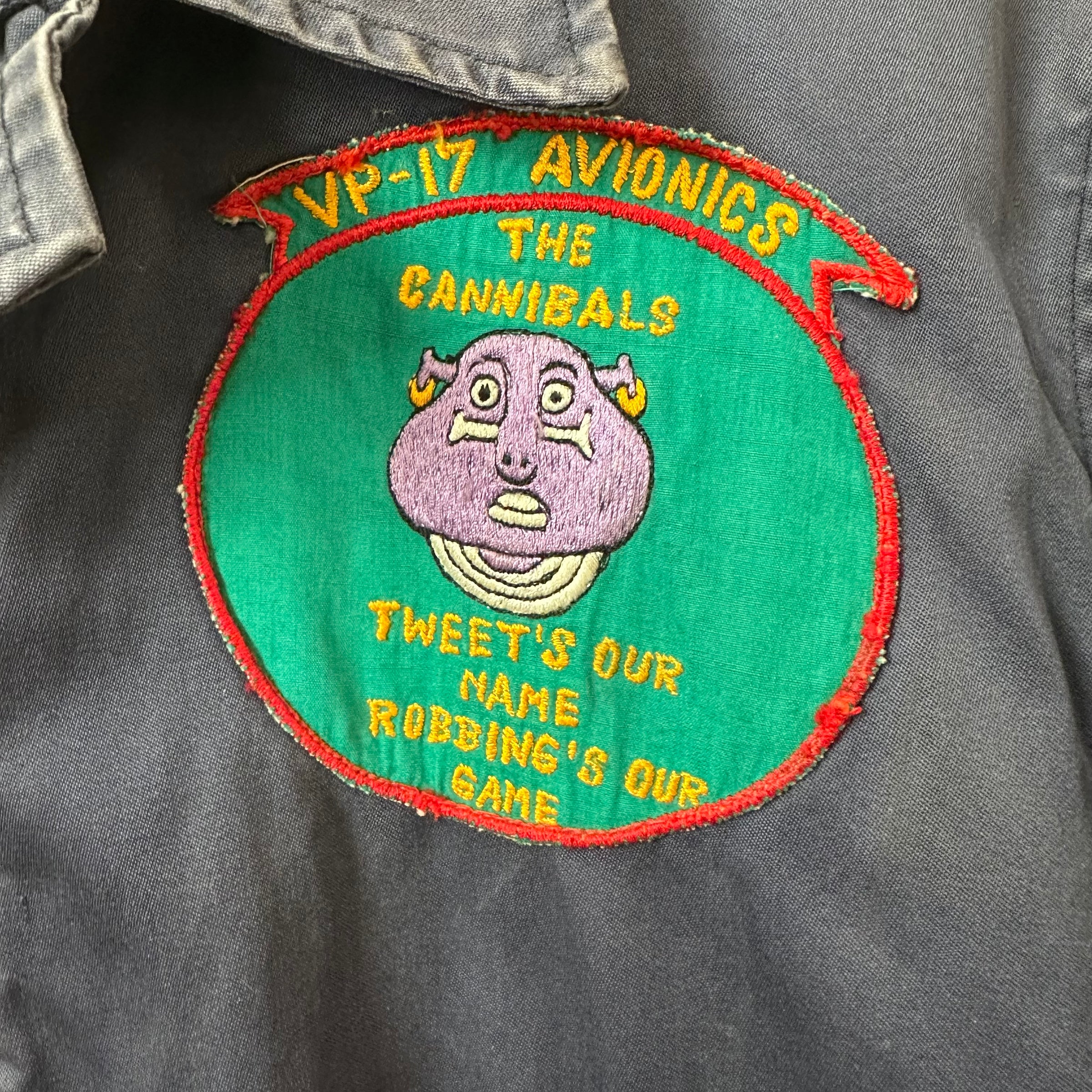1970’s Patched USN Utility Jacket Size 38