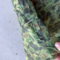 1960’s Tailor Made Reversible Korean Frogskin Camo Jacket Large