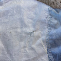 1950’s Powr House Repaired Chambray Work Shirt 26” Chest